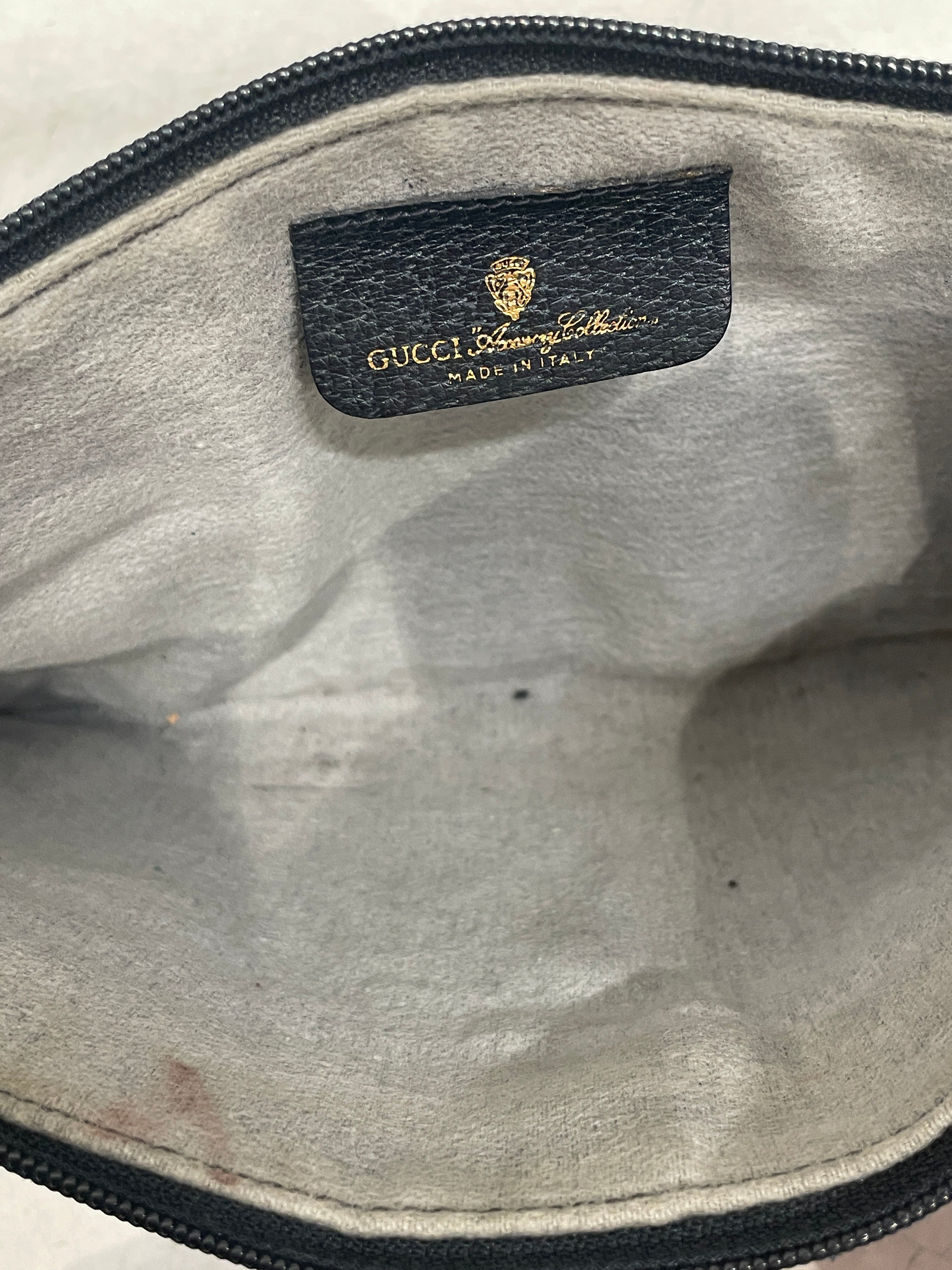 GUCCI/Clutch Bag/Monogram/NVY/MAGNET CLASP view 3