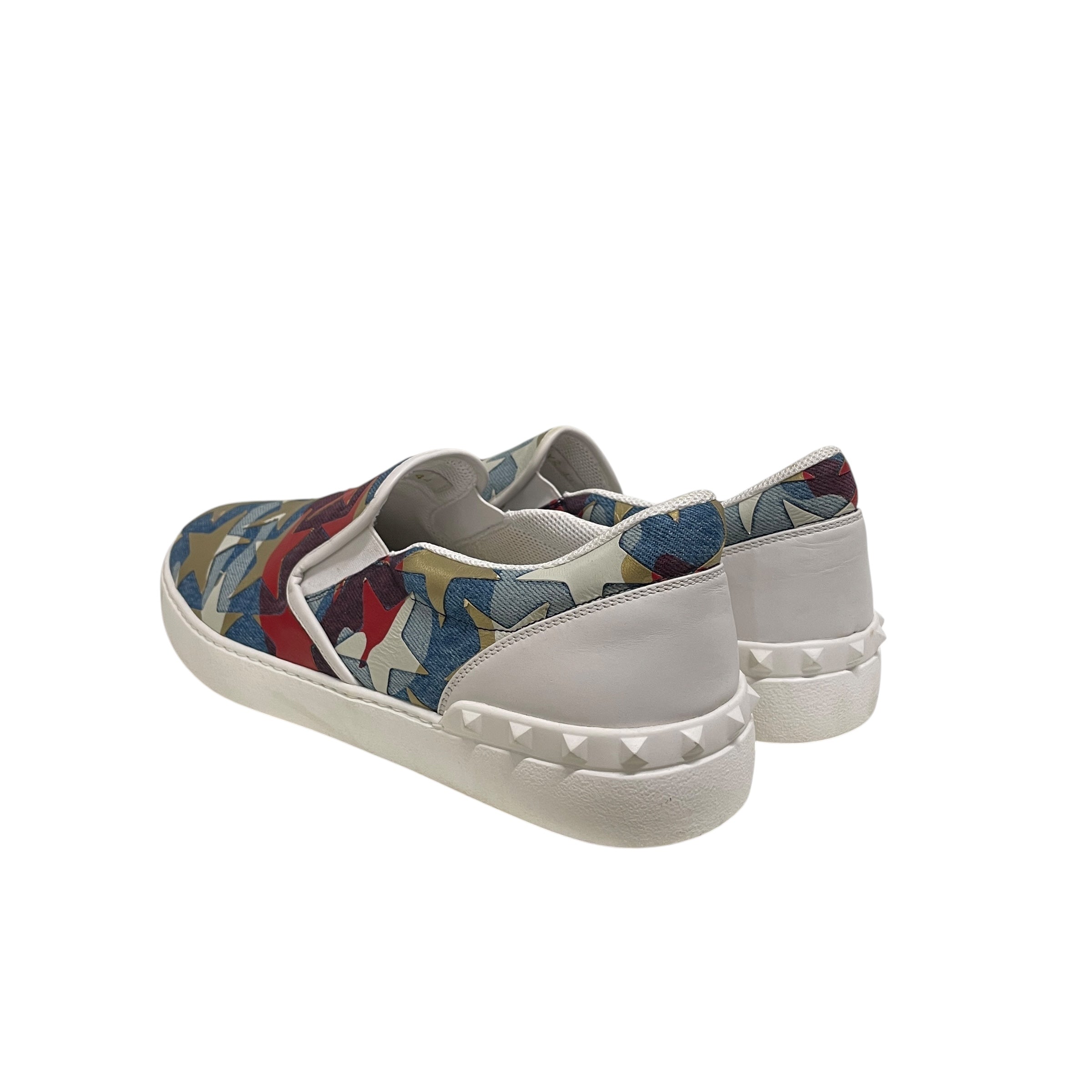 VALENTINO GARAVANI/Low-Sneakers/EU 44/Graphic/Denim/MLT/STARS/ SLIP ON view 2