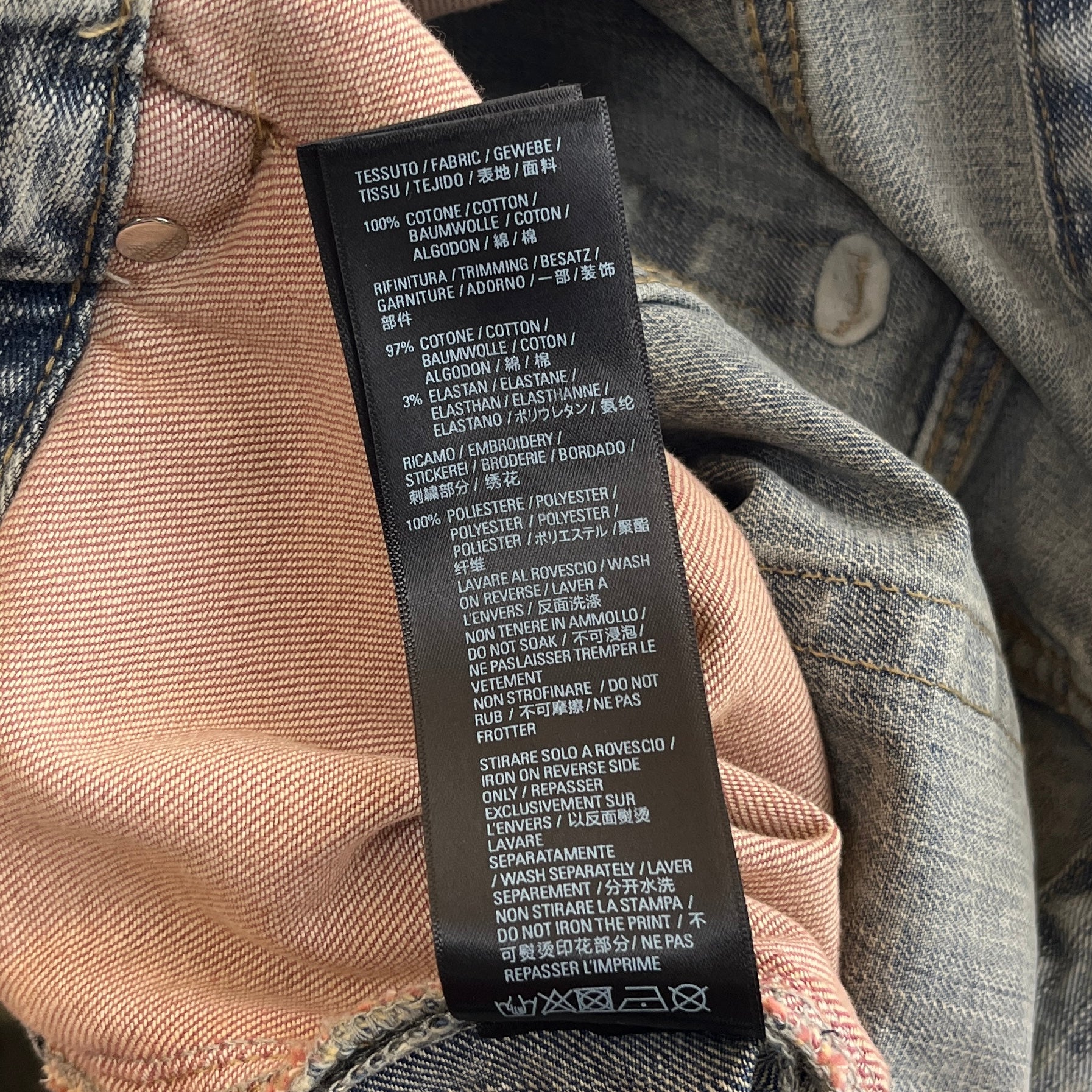 BALENCIAGA/Bootcut Pants/L/Denim/BLU/Light Wash Denim Flare view 5