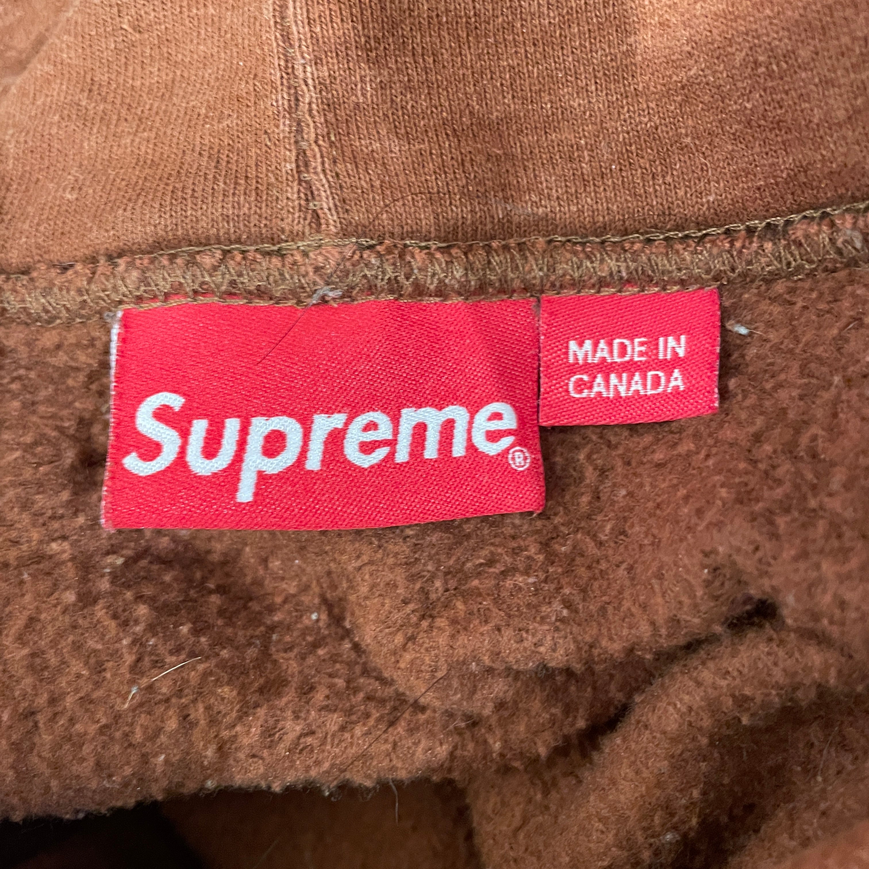 Supreme/Hoodie/XL/Cotton/BRW/MICRO LOGO view 4