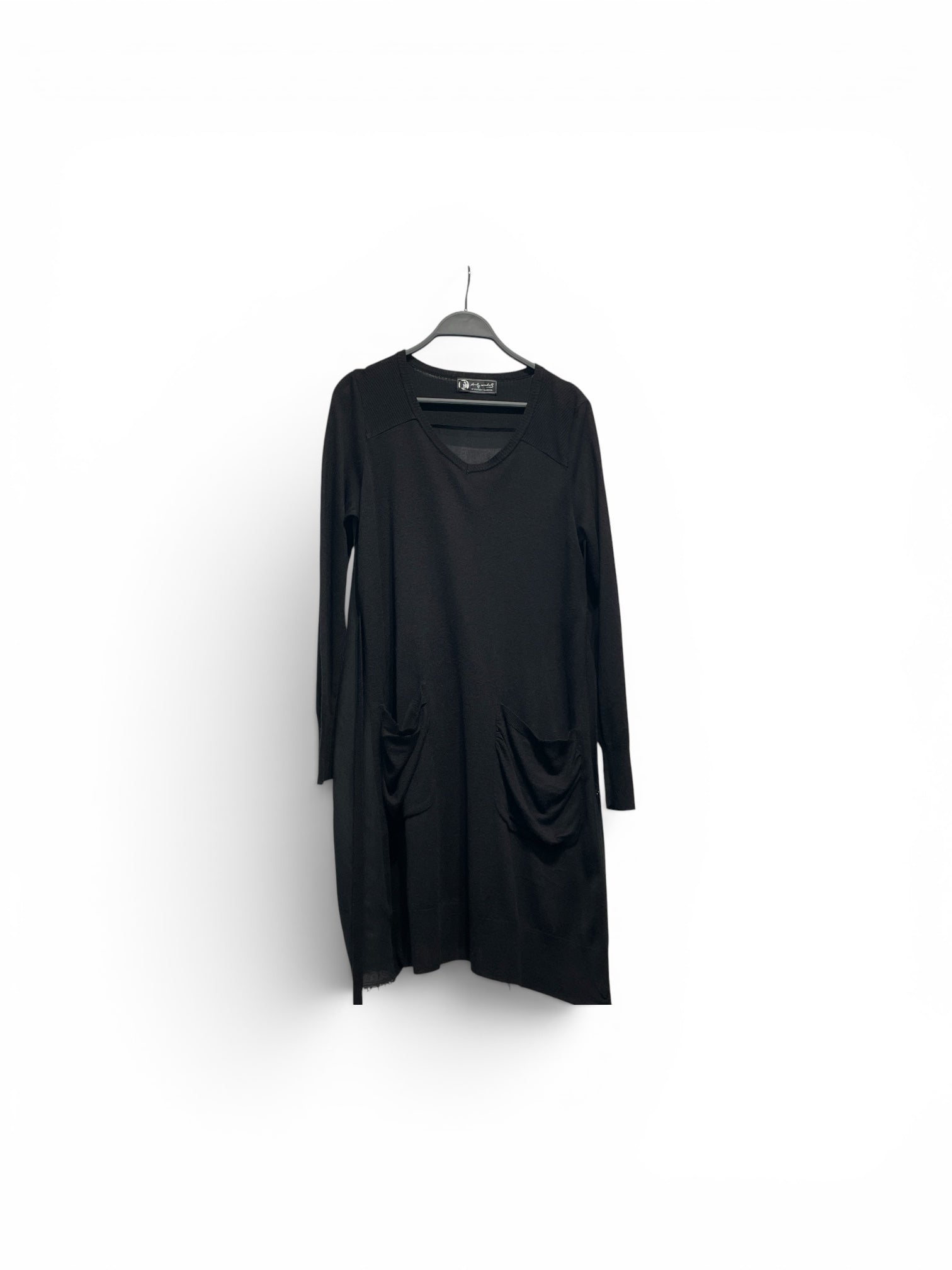 HYSTERIC GLAMOUR/Dress/FREE/Cotton/BLK/front pockets view 1