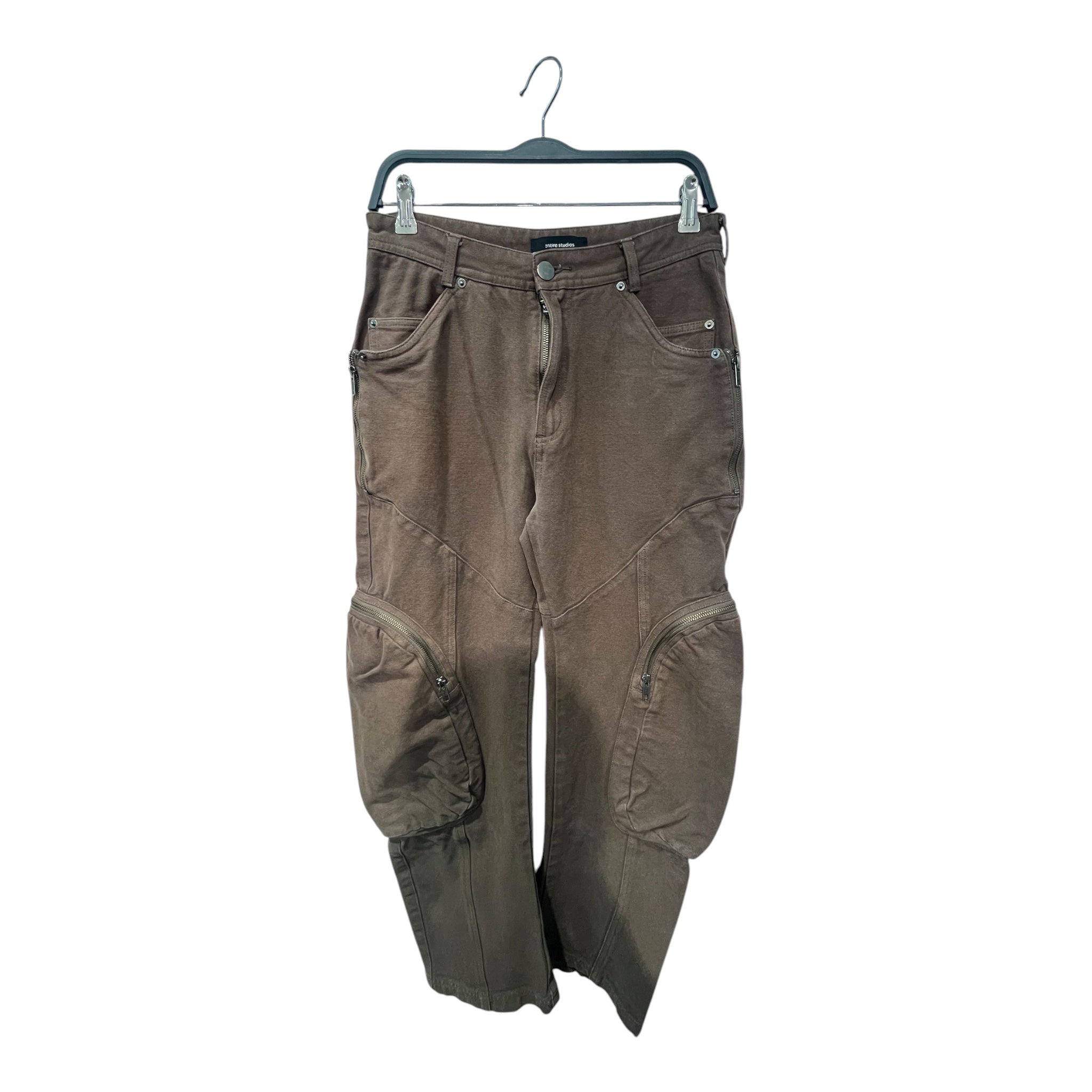 entire studios/Cargo Pants/S/Cotton/BRW/ES2105 MOTO ZIP CARGO DENIM view 1