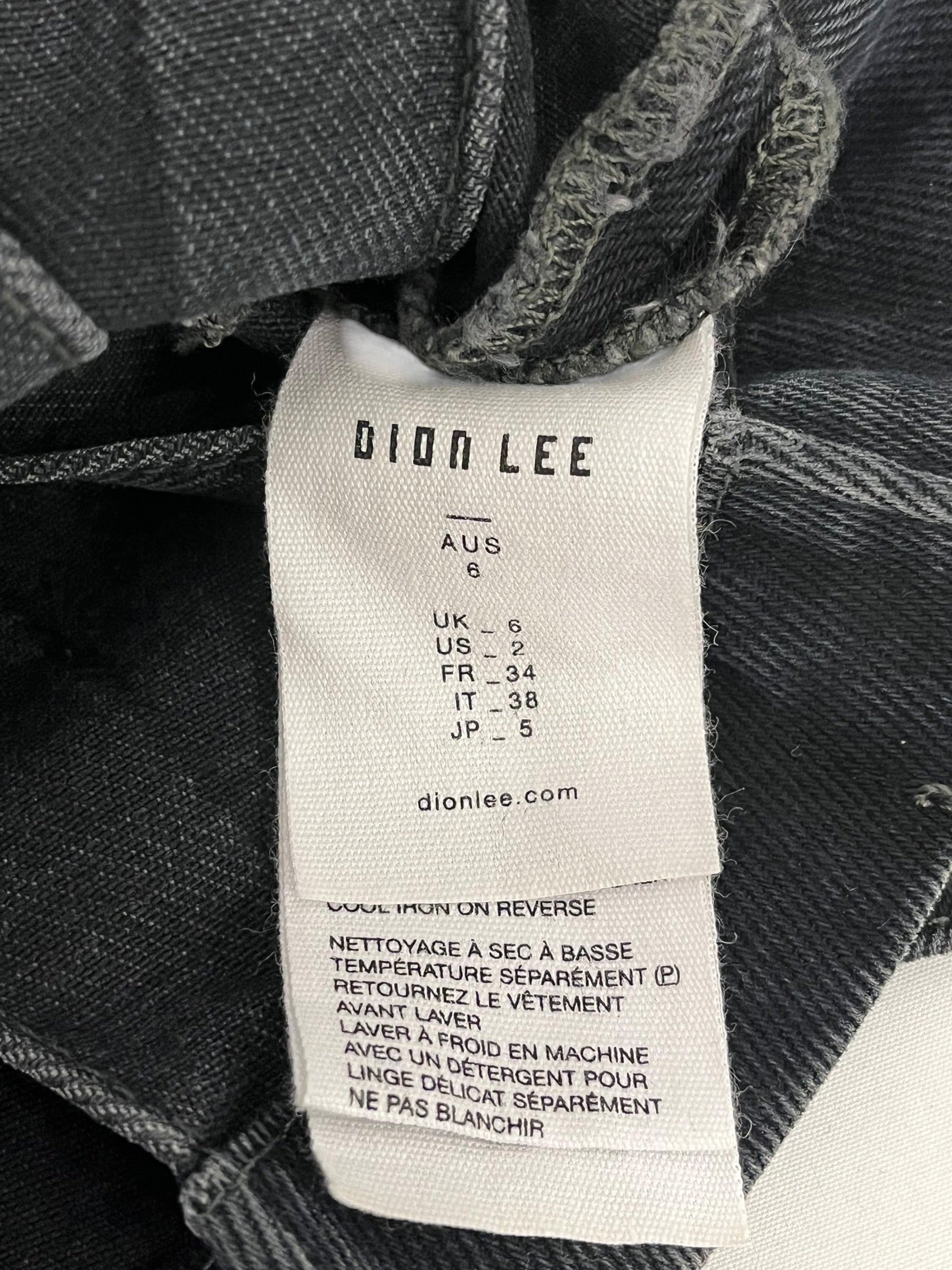 DION LEE/Skirt/2/Denim/GRY/Mini Length/ view 5