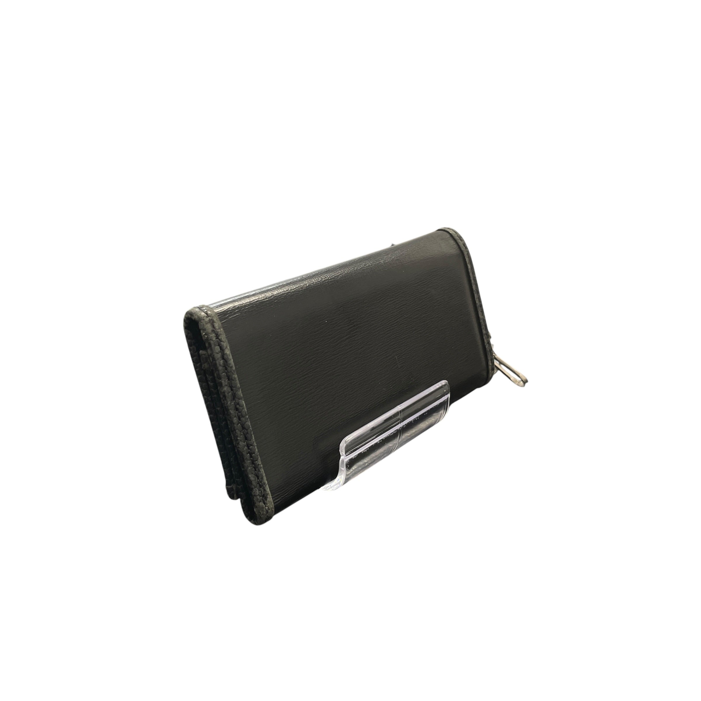 Jean Paul Gaultier/Bifold Wallet/Leather/BLK/keyholder/logo view 2