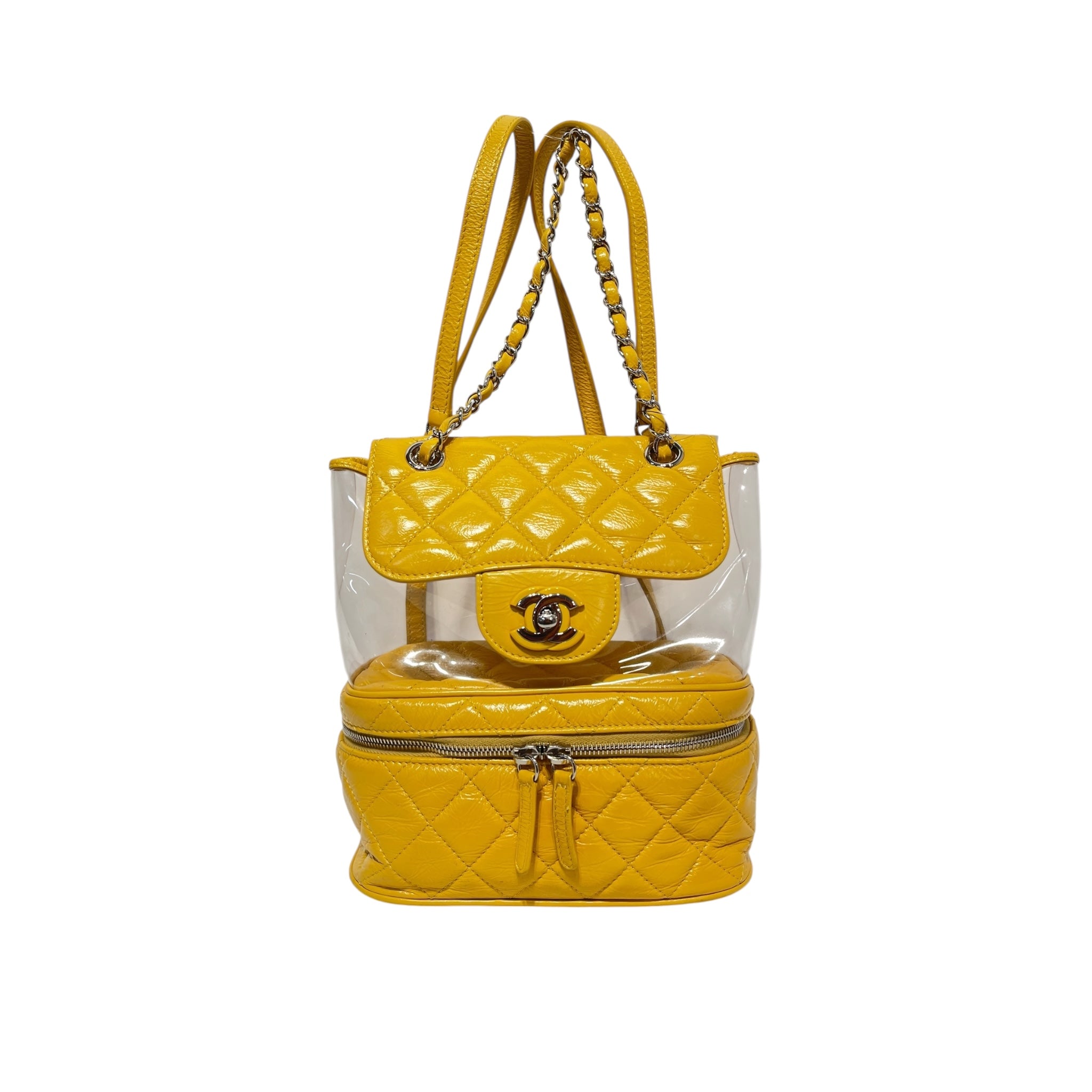 CHANEL/Backpack/Leather/YEL/ view 1
