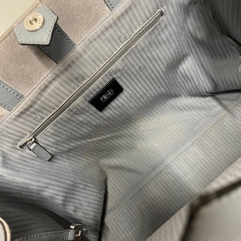 FENDI/Hand Bag[PO]/GRY/Leather/8BH251