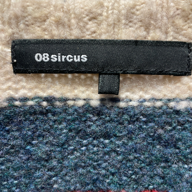 08 sircus/Heavy Sweater/5/Multicolor/Wool/S21AW-KN04/S21AW-KN04