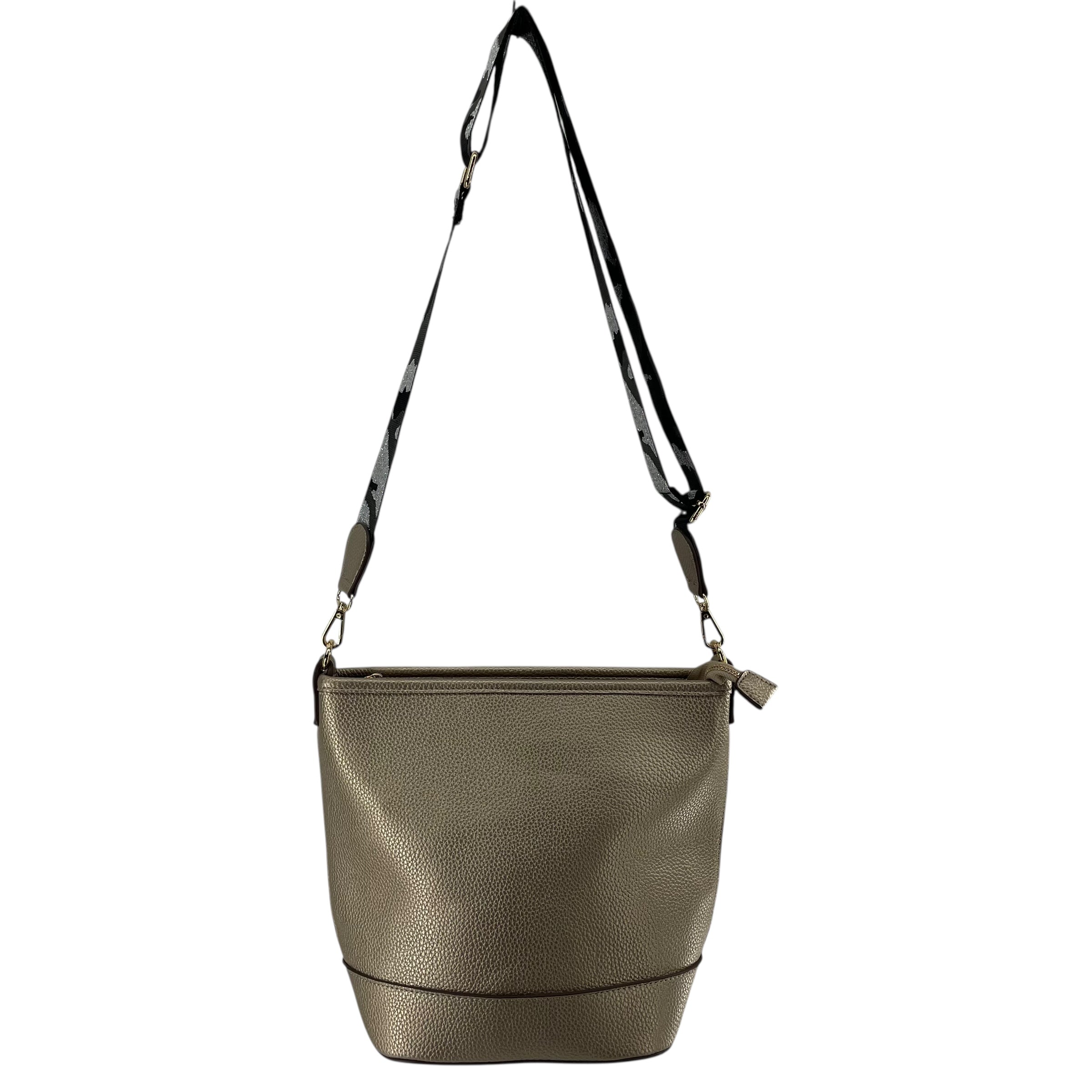 FABRIANO ITALIA/Cross Body Bag/Leather/CML/GLITTER STRAP view 2