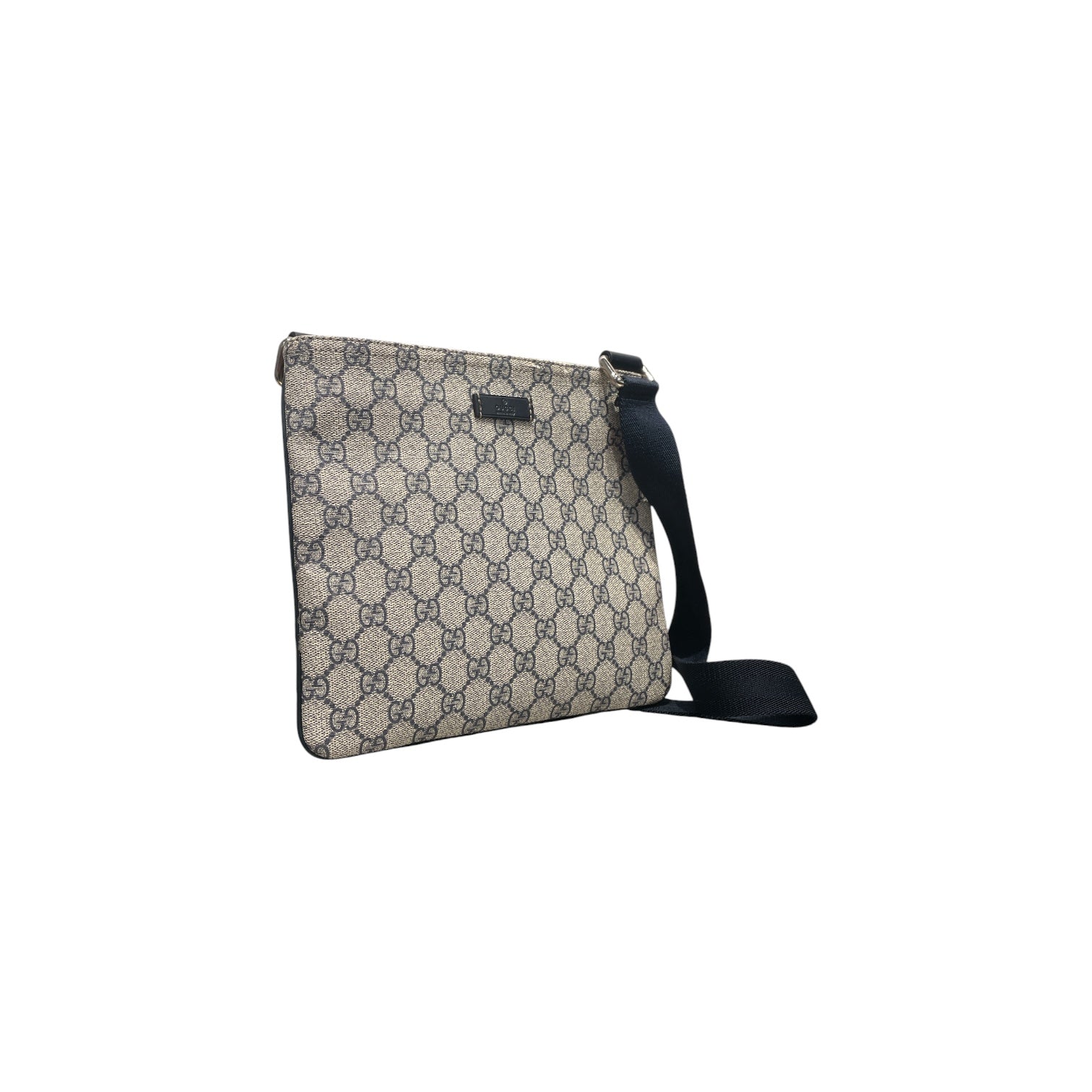 GUCCI/Cross Body Bag/Monogram/Leather/BEG/GUCCI GG SUPREME SMALL BAG view 6