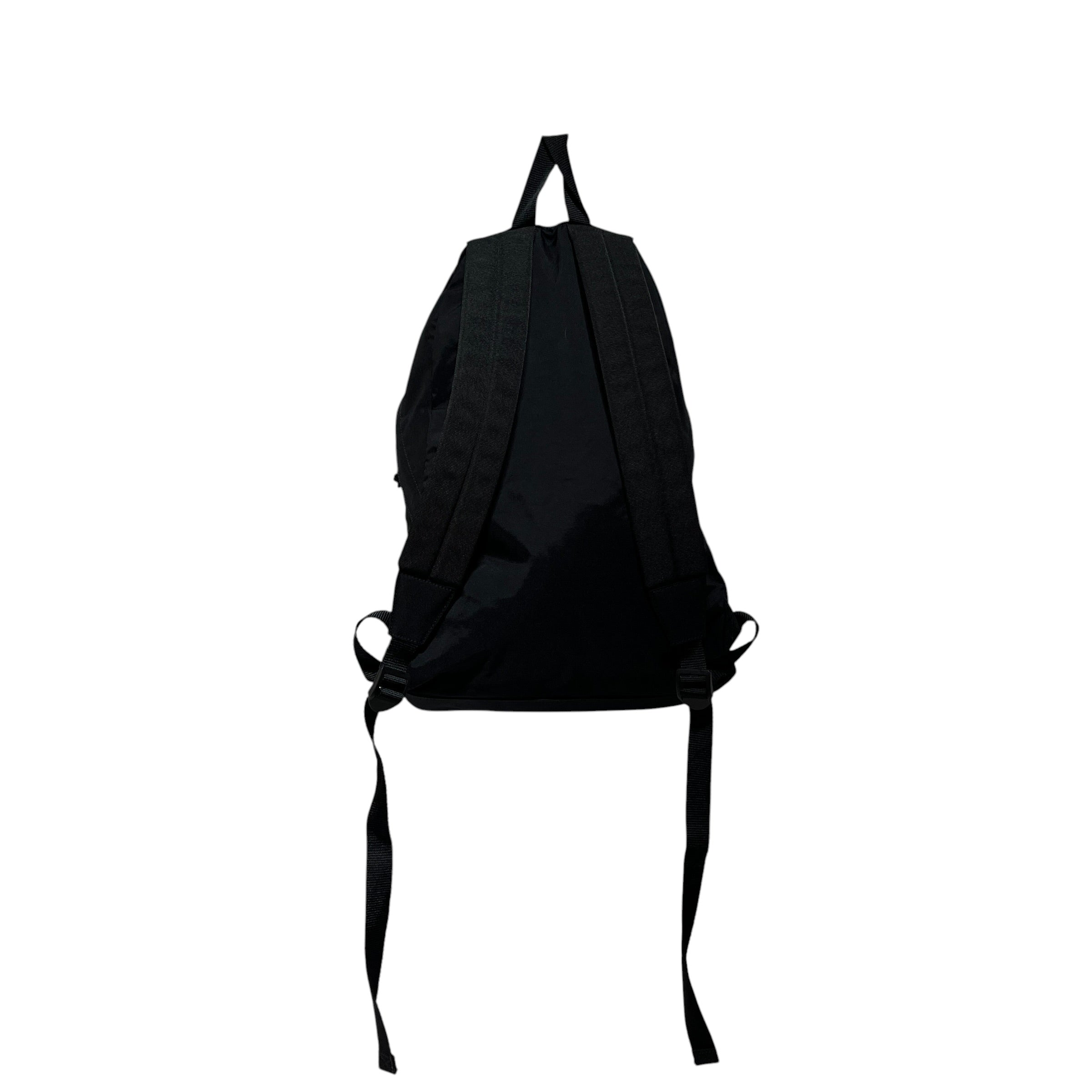 BALENCIAGA/Backpack/Nylon/BLK/white embroidered name view 2