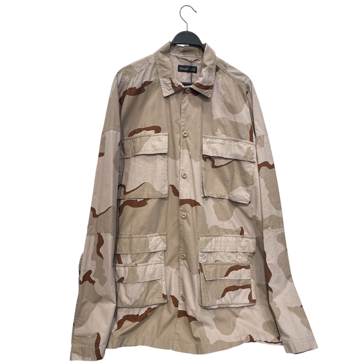 BALENCIAGA/Jacket/41/Cotton/CML/Camouflage/camo ripstop jacket view 1