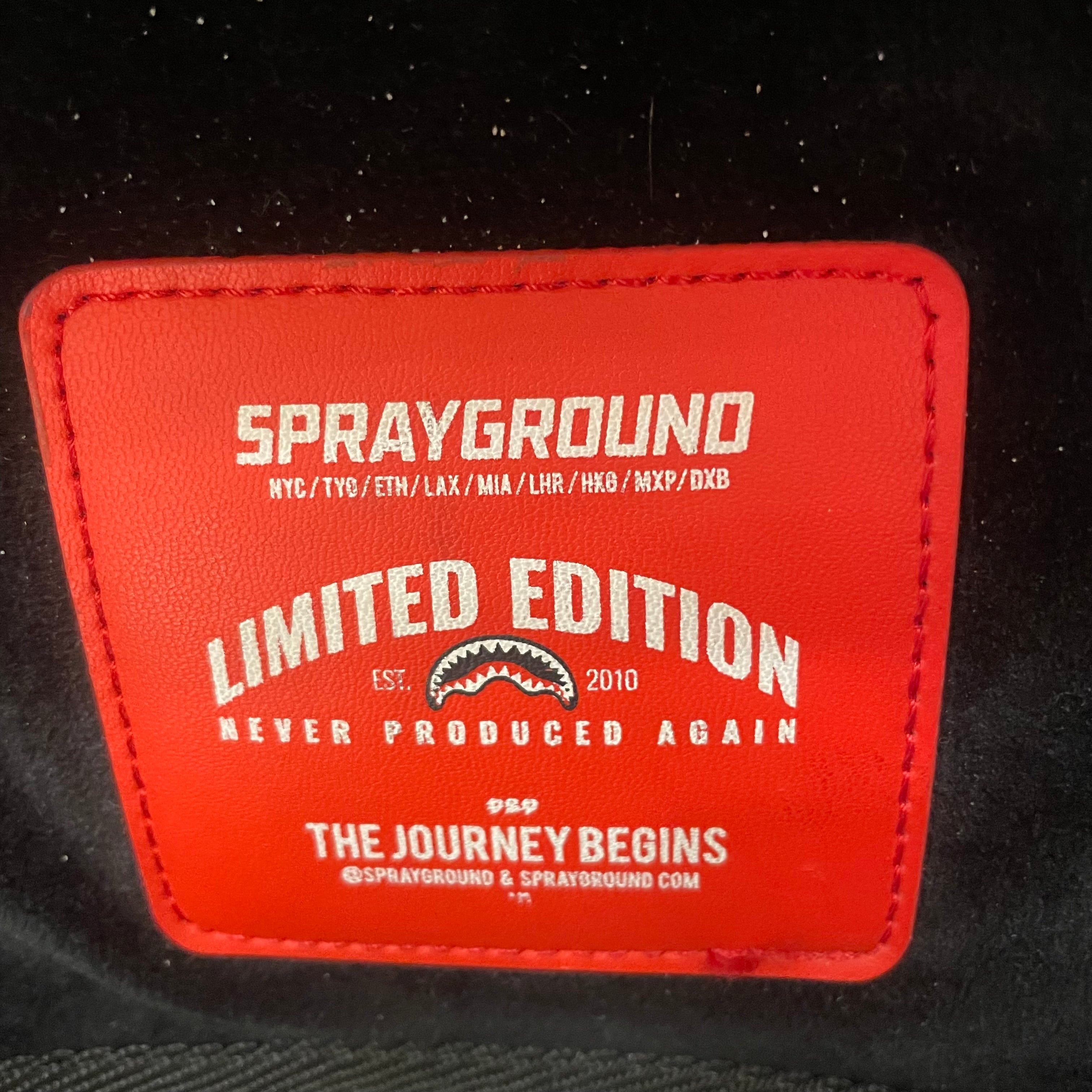 SPRAYGROUND/Backpack/Graphic/Leather/BLK/Ghost DLXSV view 5