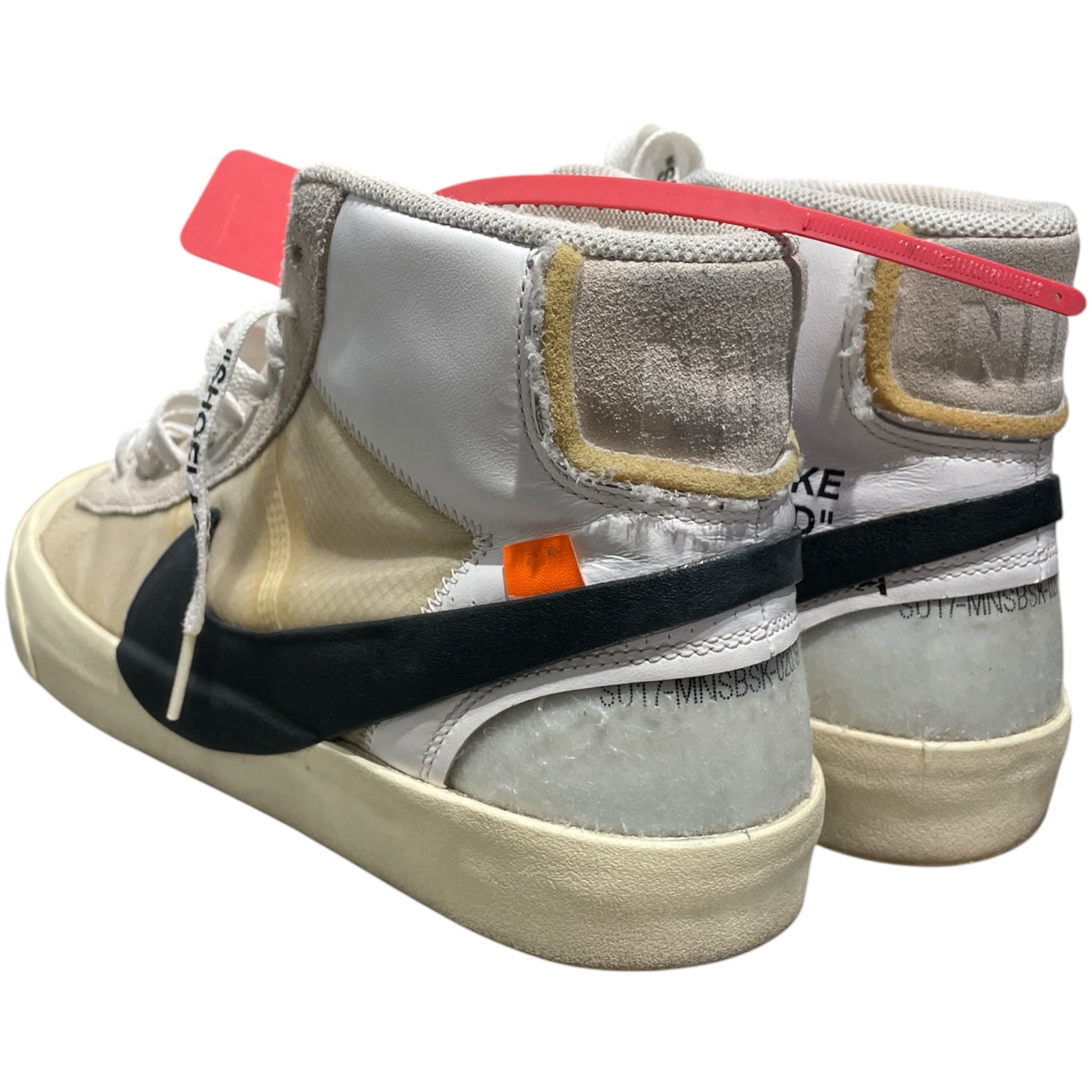 NIKE/OFF-WHITE/Hi-Sneakers/US 10/Cotton/WHT/"All Hallows Eve view 2