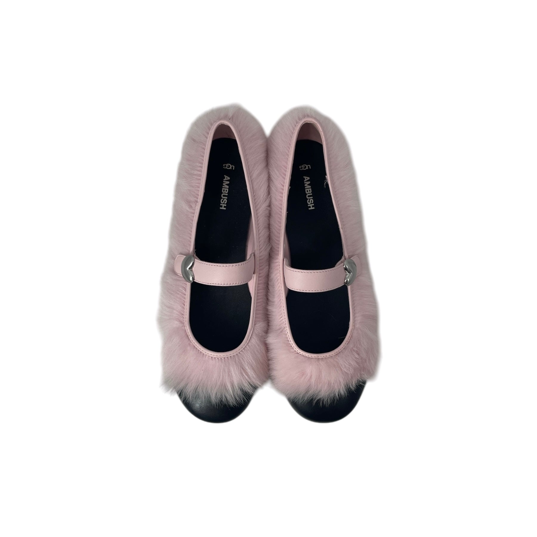 UGG australia/AMBUSH/Flat Shoes/US 11/Mohair/PNK/MARY JANE view 3