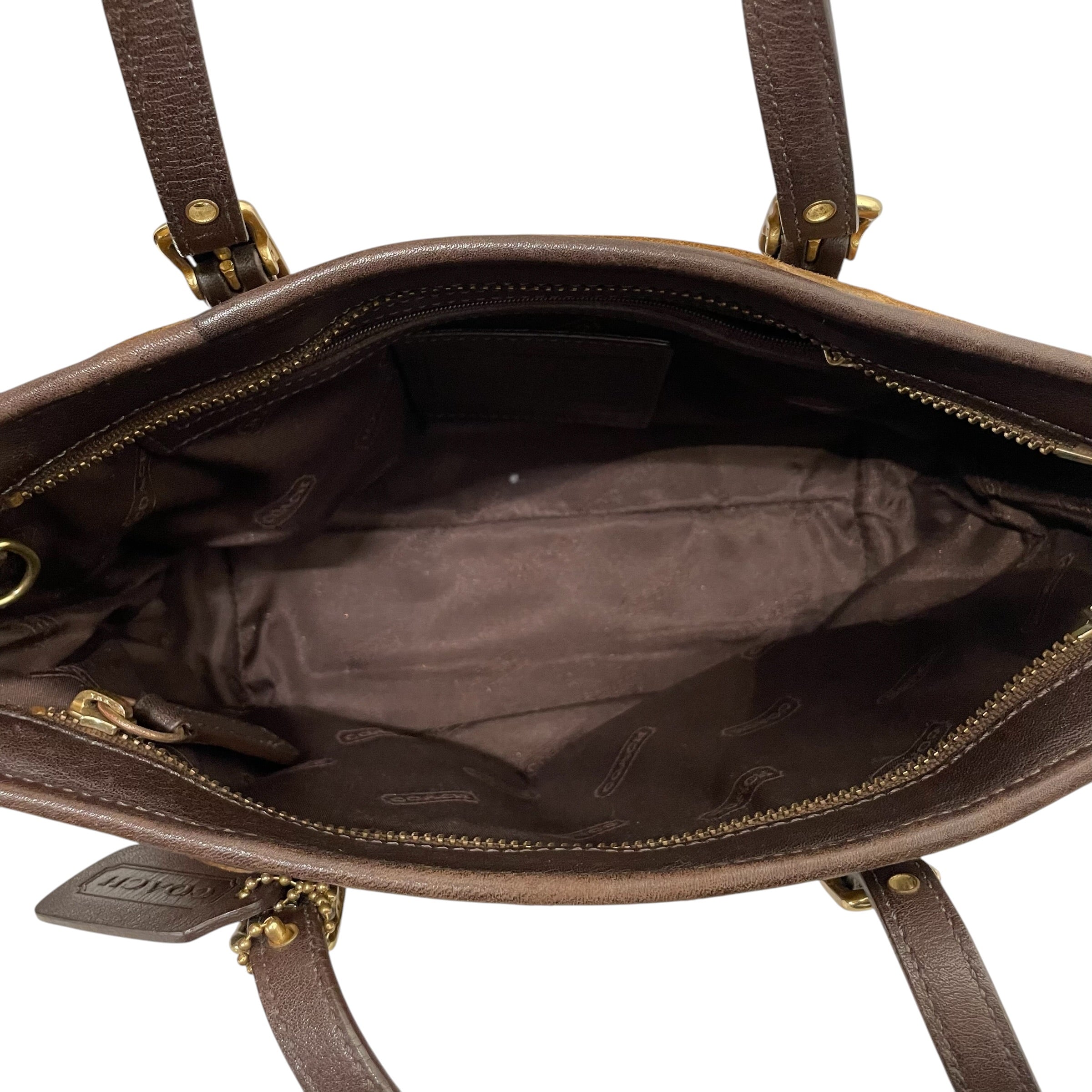 COACH/Tote Bag/Suede/CML/HAND BAG view 6