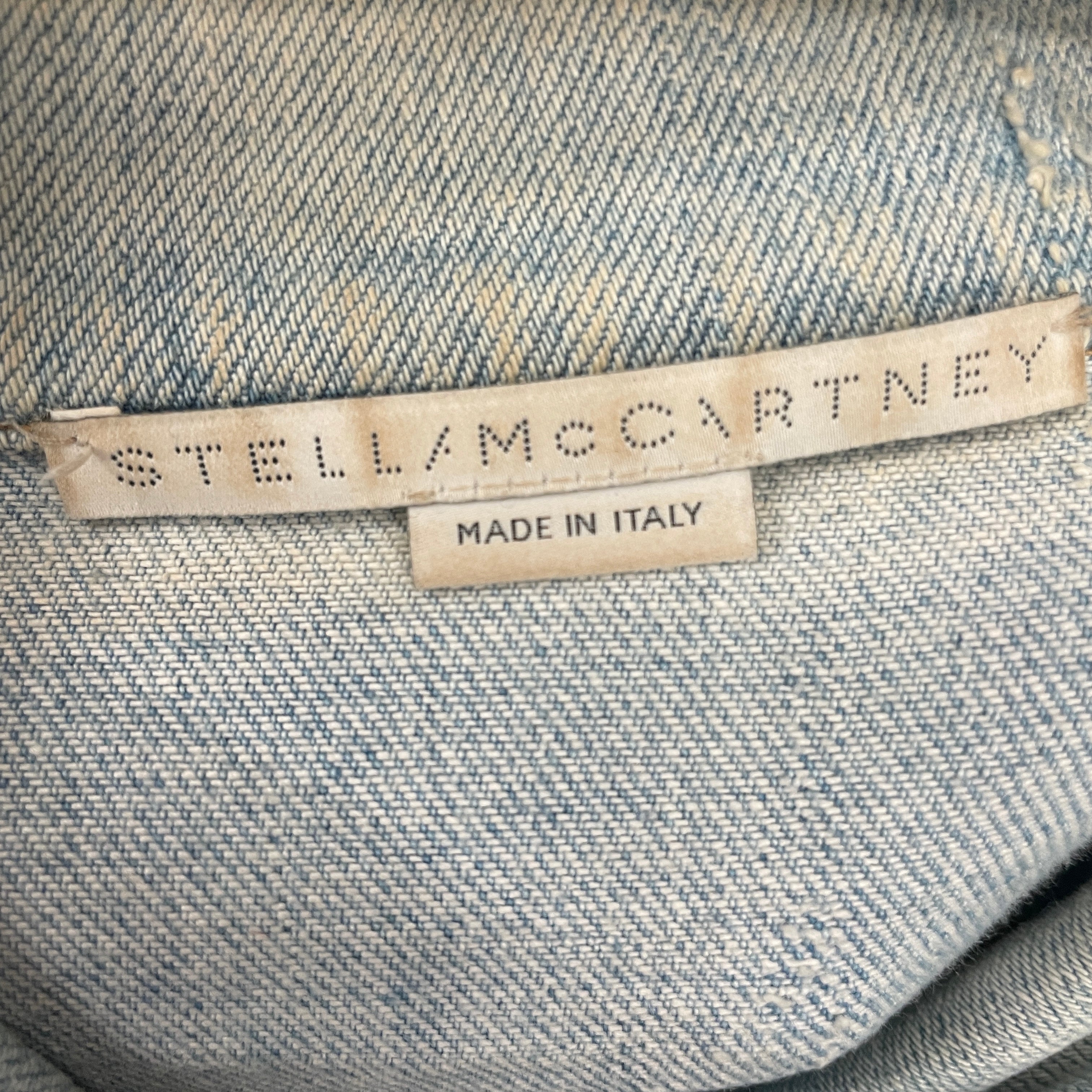 STELLAMcCARTNEY/Denim Jkt/42/Cotton/BLU/LIGHT BLUE/STARS view 3