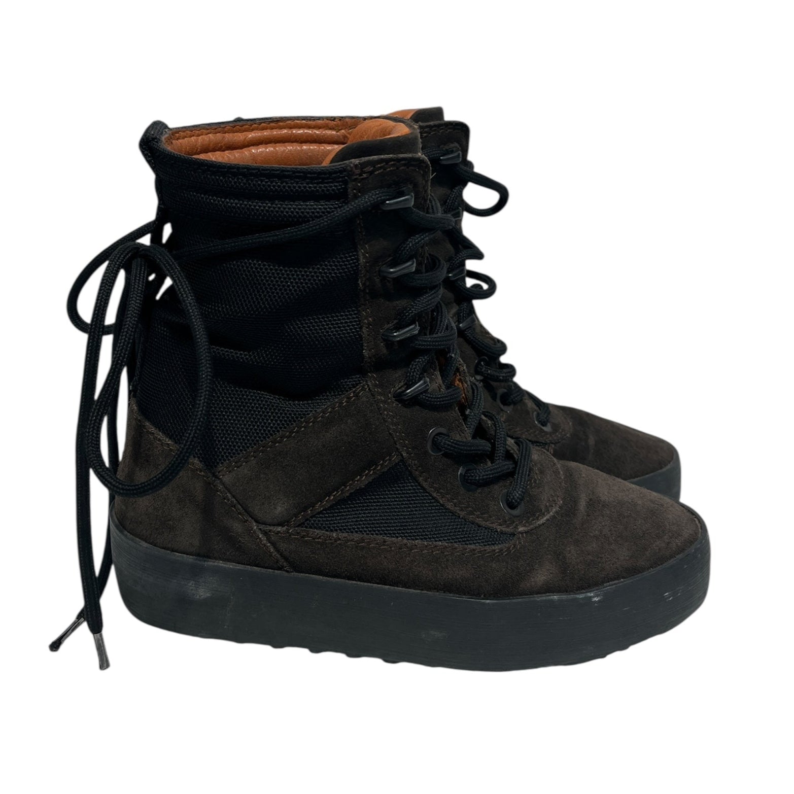 YEEZY/Boots/EU 36/Cotton/BRW/season 3 brown and orange view 2