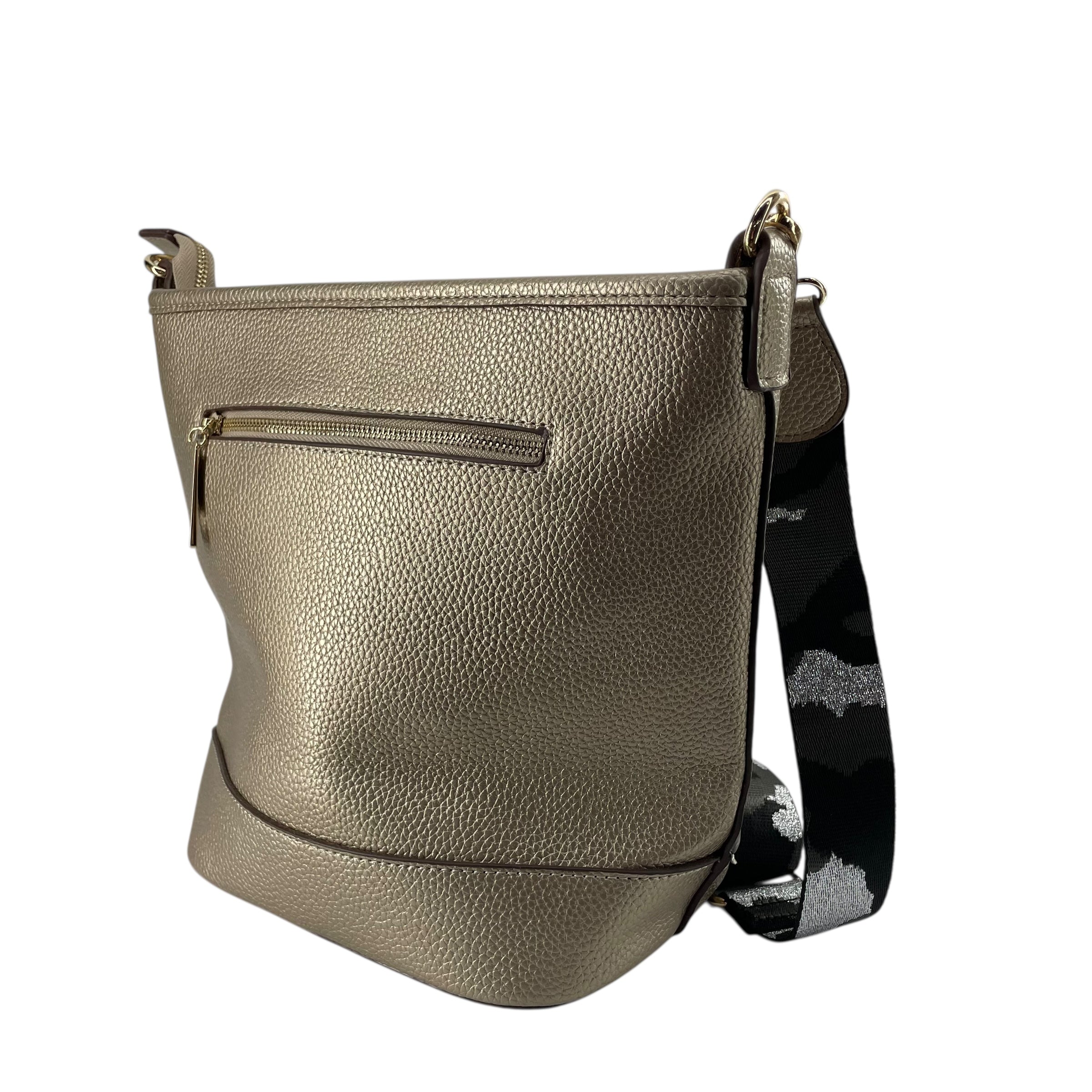 FABRIANO ITALIA/Cross Body Bag/Leather/CML/GLITTER STRAP view 3