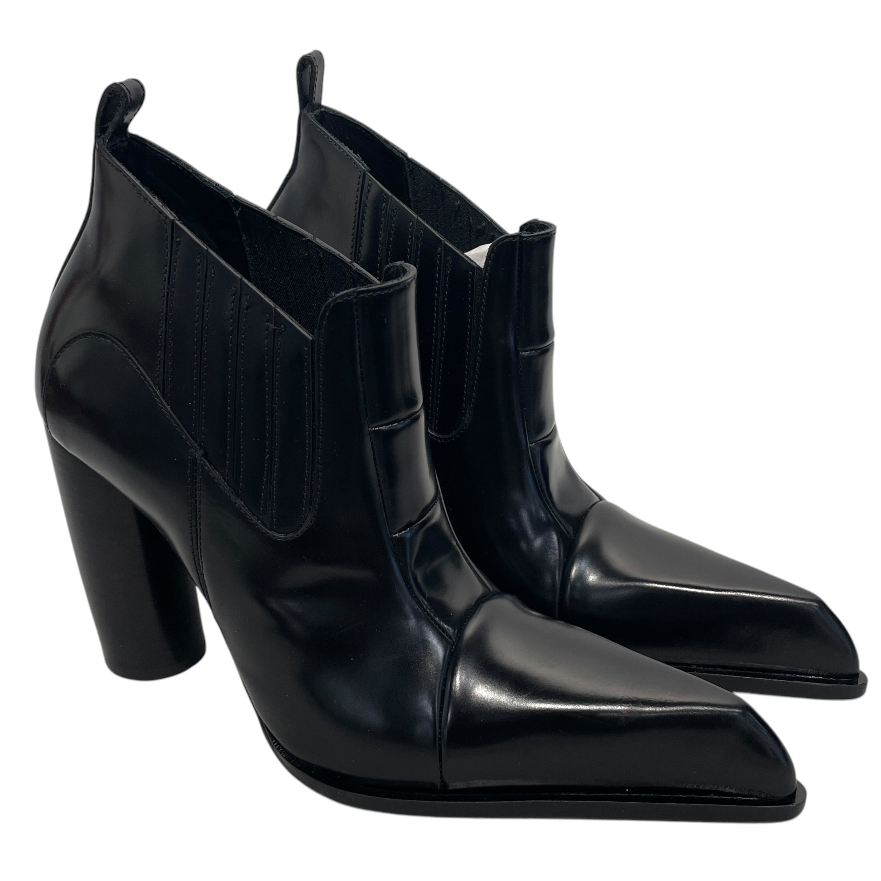OFF-WHITE/Ankle Boots/EU 37/Leather/BLK/ view 1