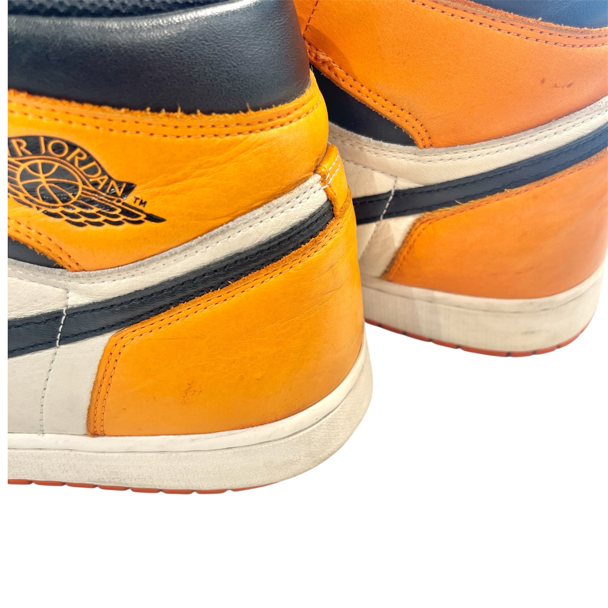 NIKE/AIR JORDAN 1 RETRO HIGH OG/Hi-Sneakers/US 12/Cotton/ORN/555088-005 view 5