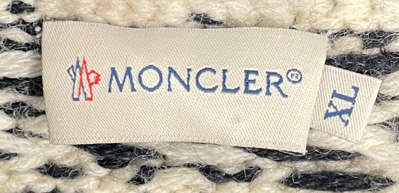 MONCLER/Cardigan/XL/All Over Print/Wool/MLT/MAGLIONE TRICOT CARDIGAN view 3