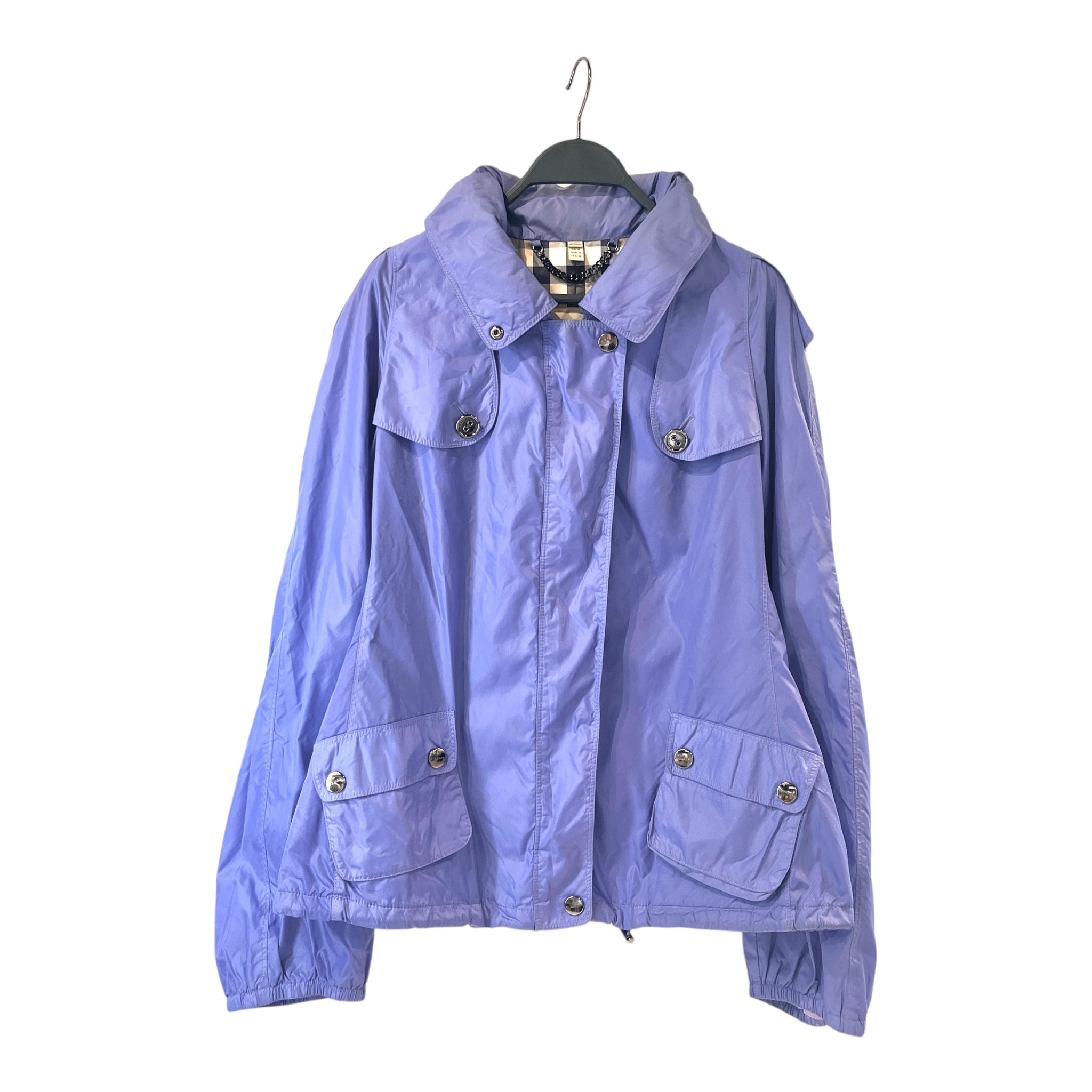 BURBERRY LONDON/Windbreaker/14/Nylon/PPL/REMOVABLE HOOD view 1