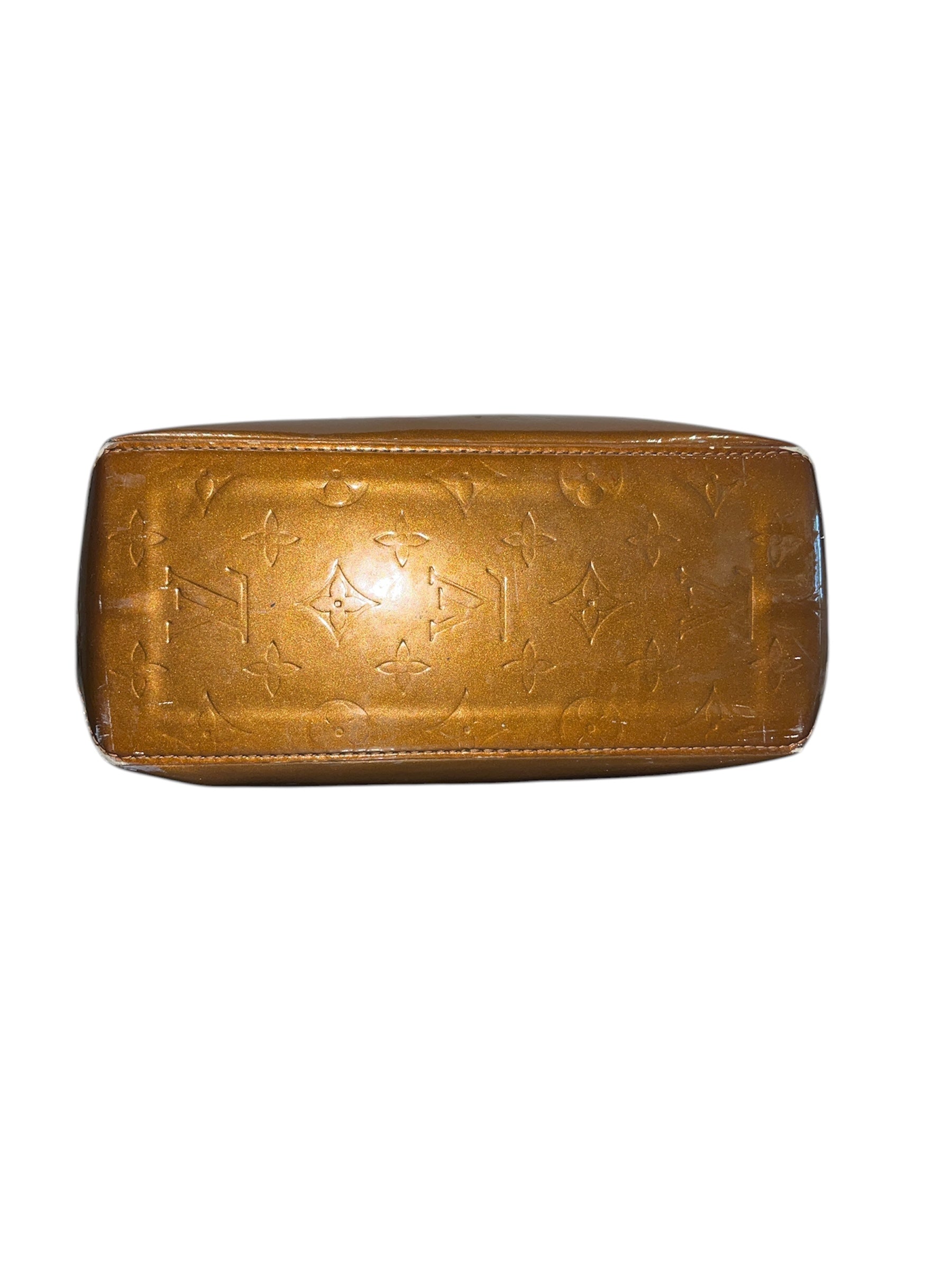 LOUIS VUITTON/Hand Bag/Monogram/Leather/BRW/TH1002/VERNIS MINI view 3