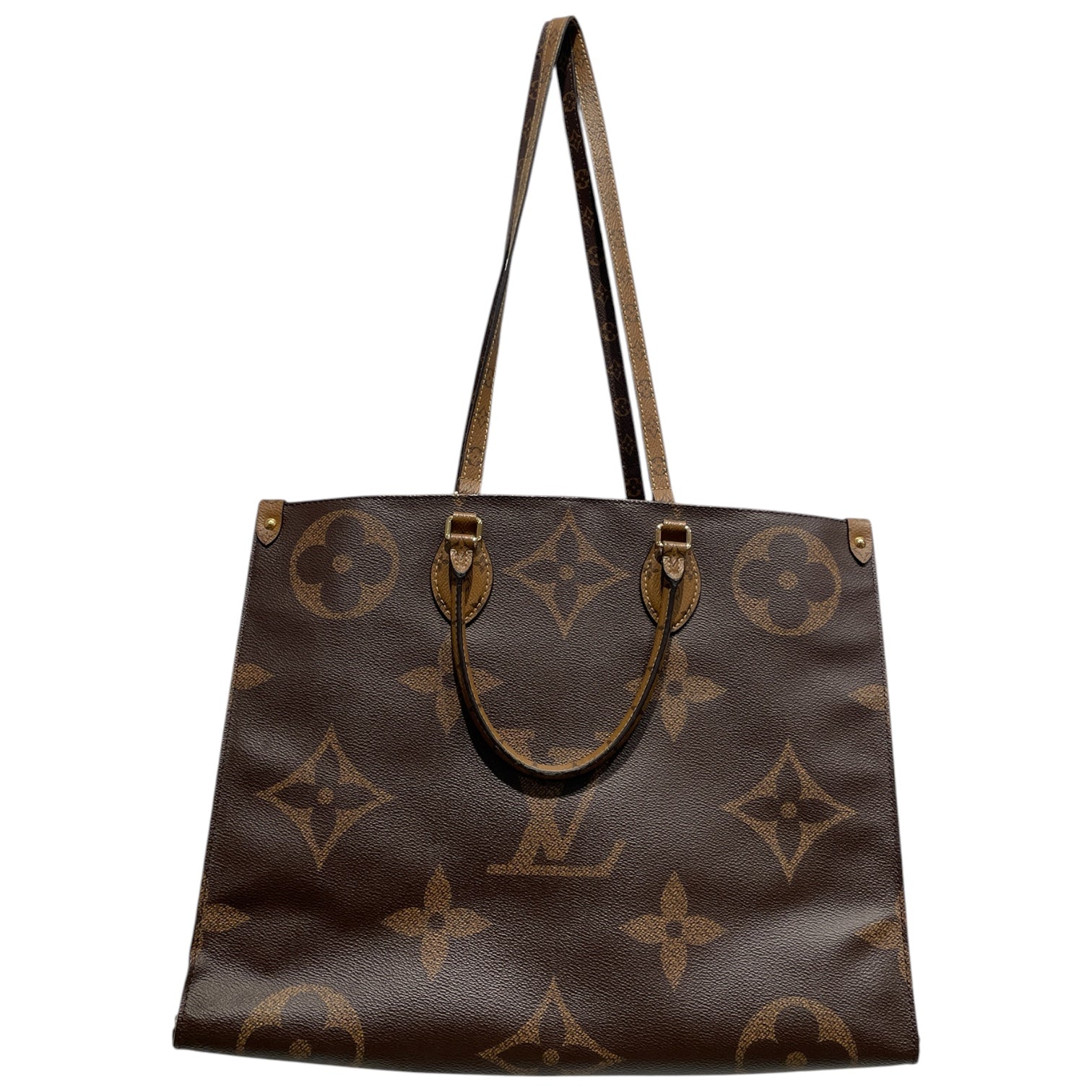 LOUIS VUITTON/Tote Bag/Monogram/Leather/BRW/LOUIS VUITTON ONTHEGO GIANT BG view 1