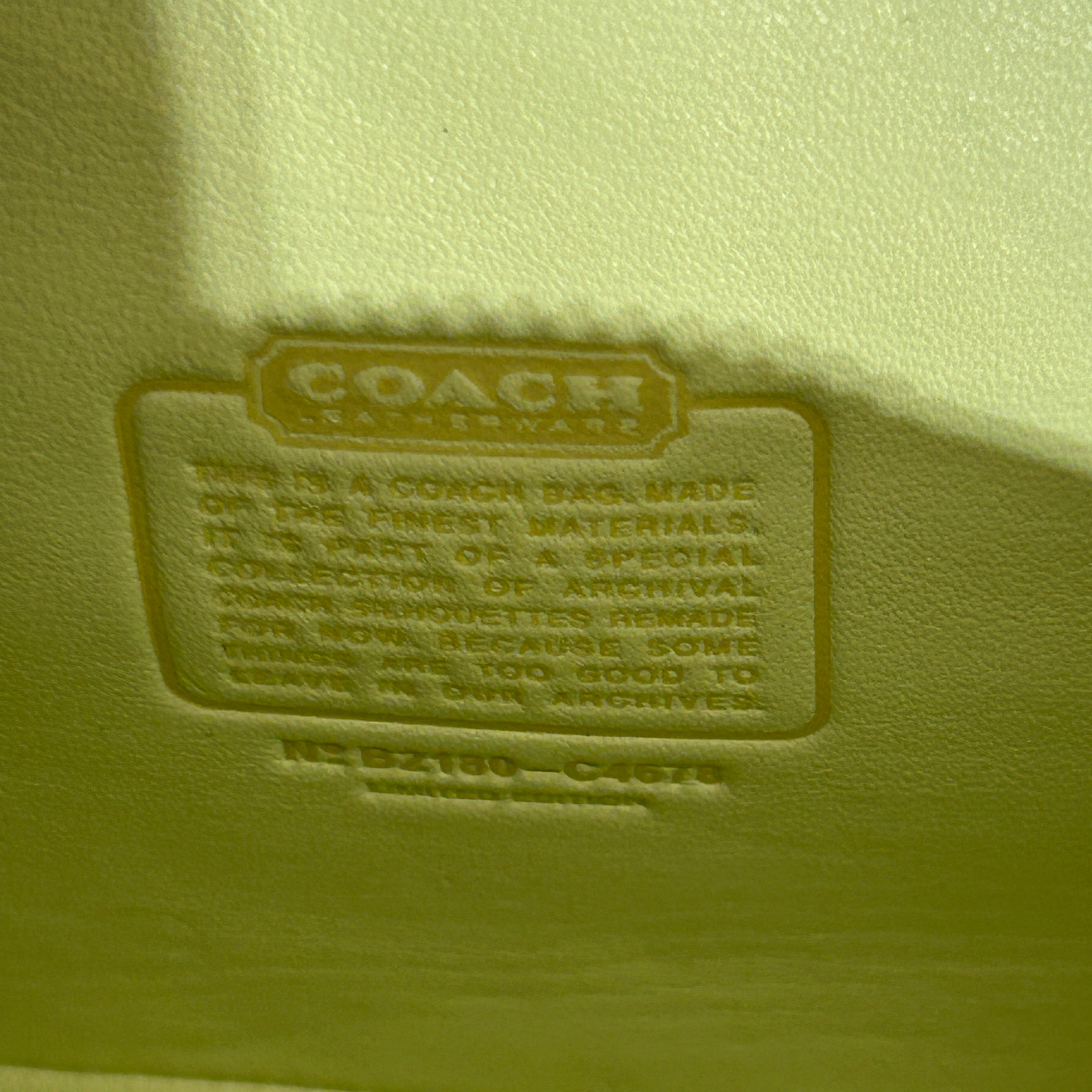 COACH/Bag/Leather/GRN/C4678 Quilted Turnlock view 5