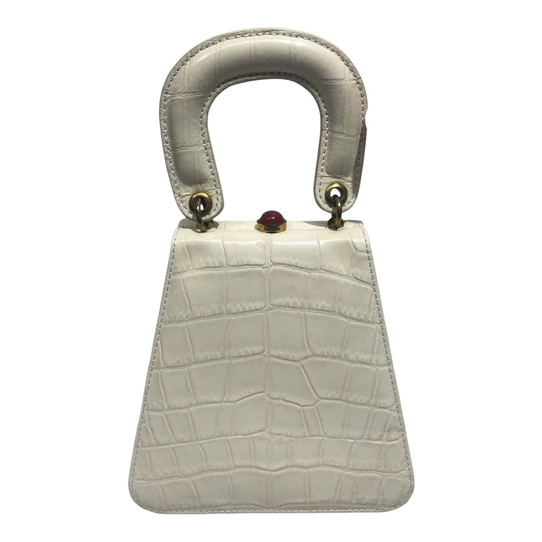 STAUD/Hand Bag/Leather/CRM/KENNY CROCODILE EMBOSSED view 1