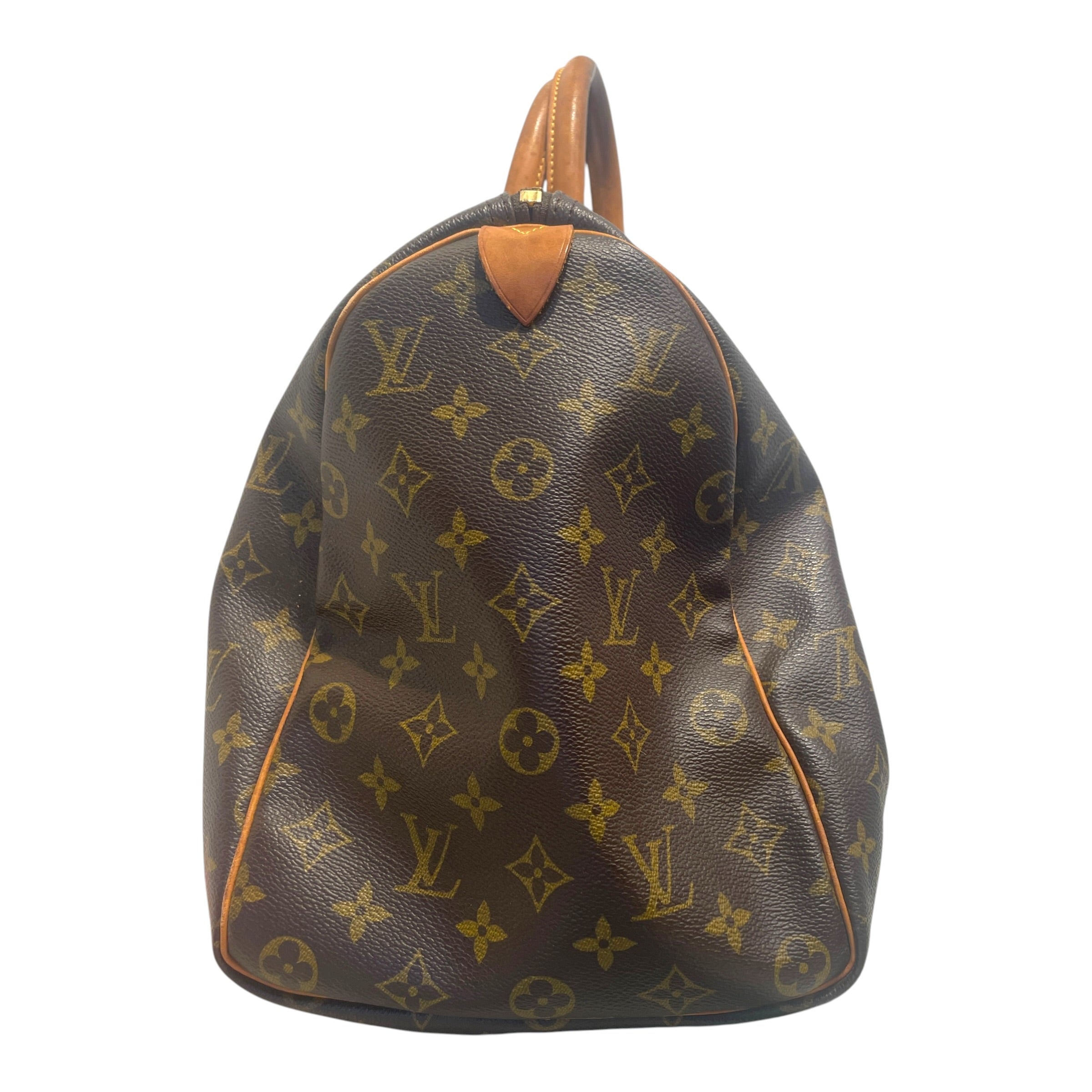 LOUIS VUITTON/Bag/Monogram/Leather/BRW/Keepall Vachetta Leather Bag view 6