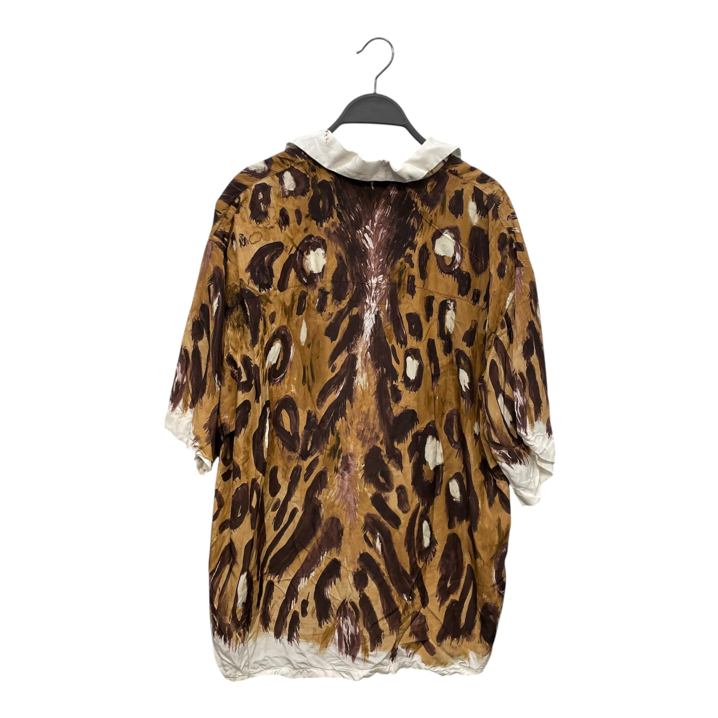 MARNI/SS Shirt/50/Silk/BRW/All Over Print/LEOPARD view 2