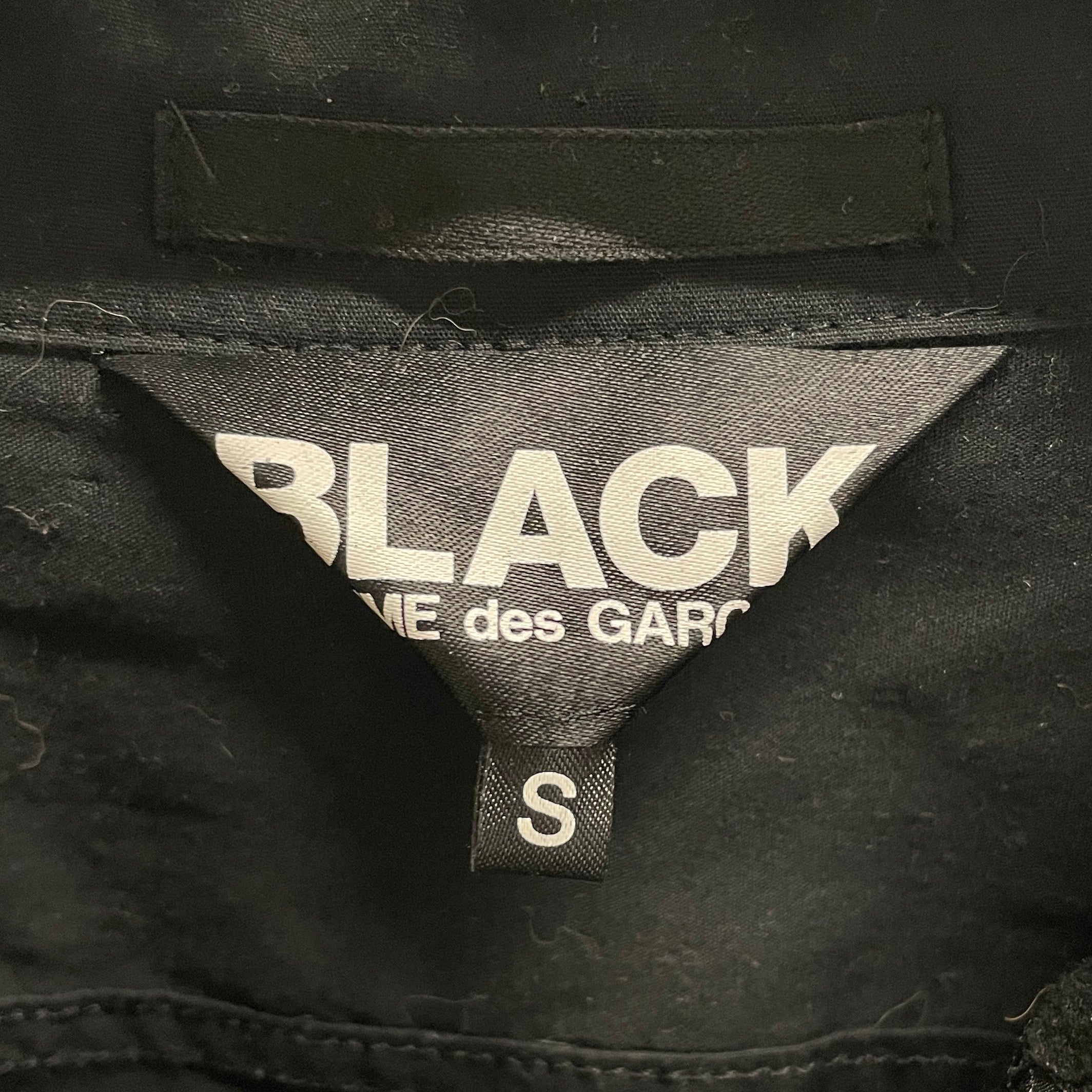 BLACK COMME des GARCONS/Jacket/S/BLK/1O-J019/LAYERED LACE BUTTON UP view 3