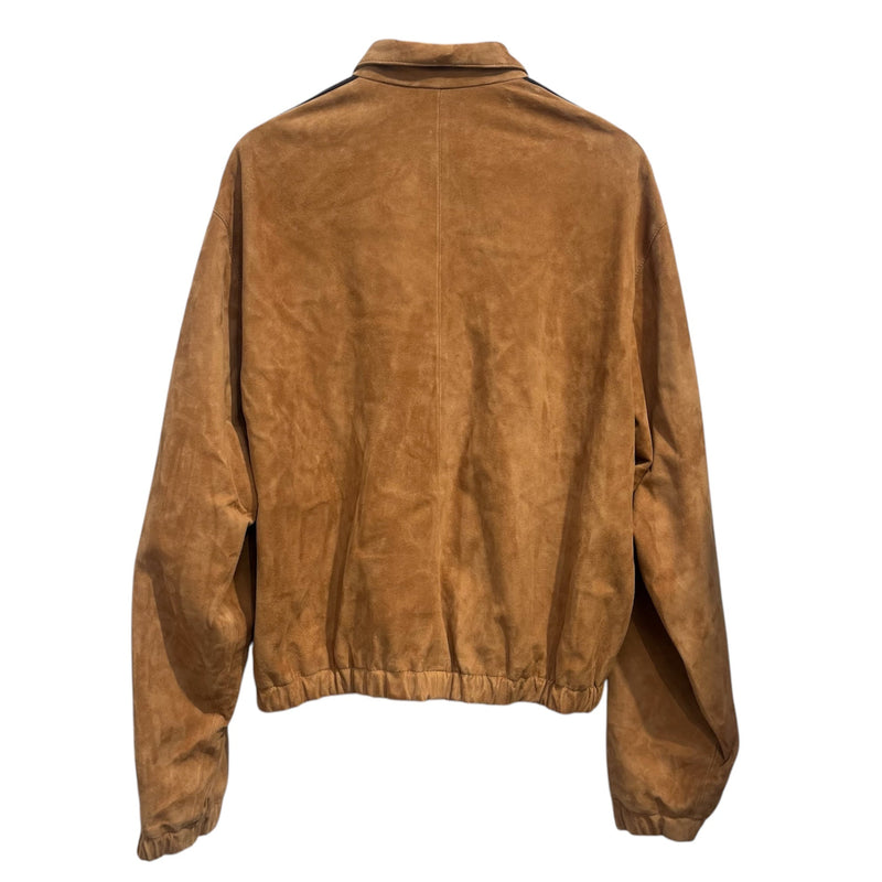 MARNI/Leather Jkt/56/Leather/CML/leather sueded track jacker