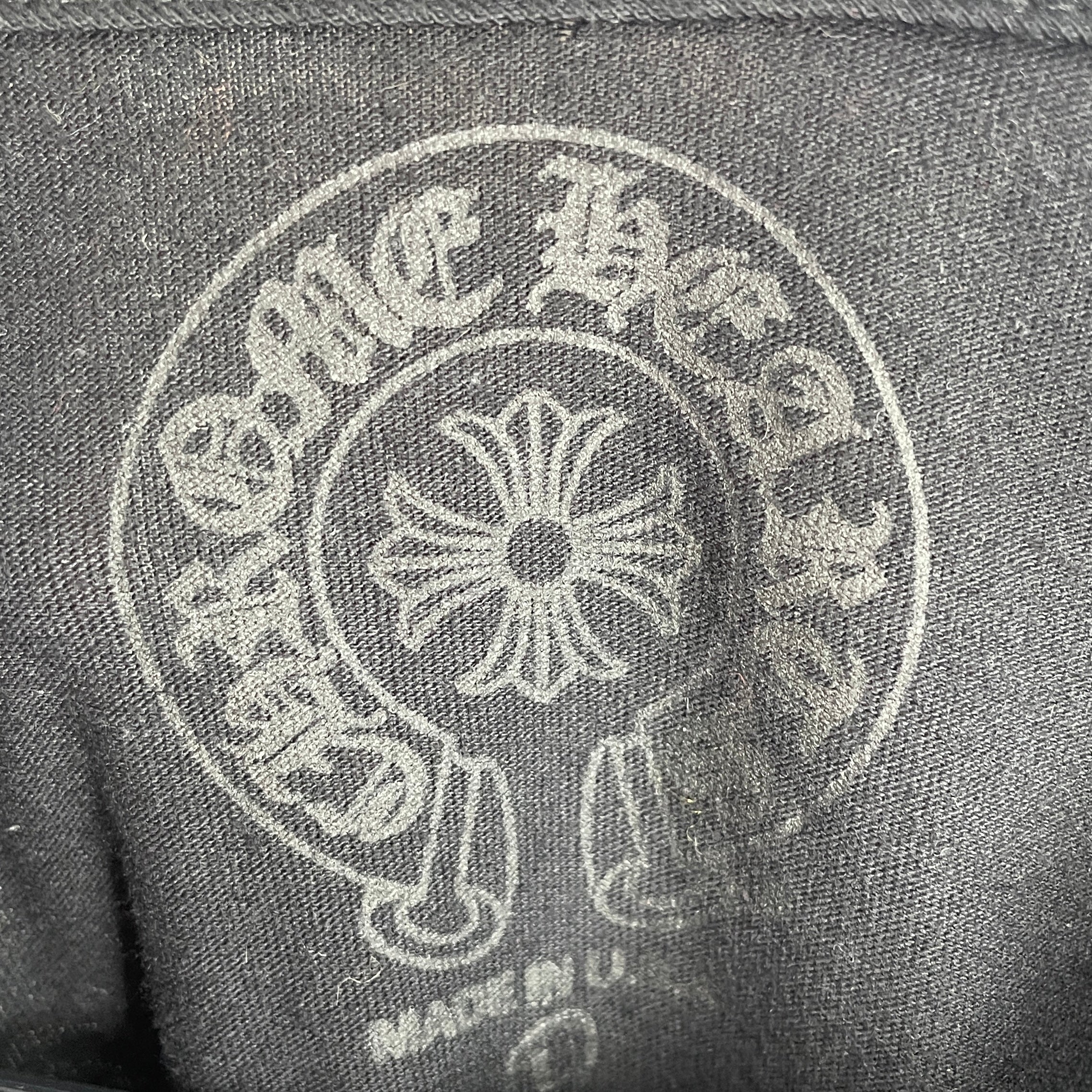 CHROME HEARTS/LS T-Shirt/L/Cotton/BLK/MOCHA LOGO LS view 3