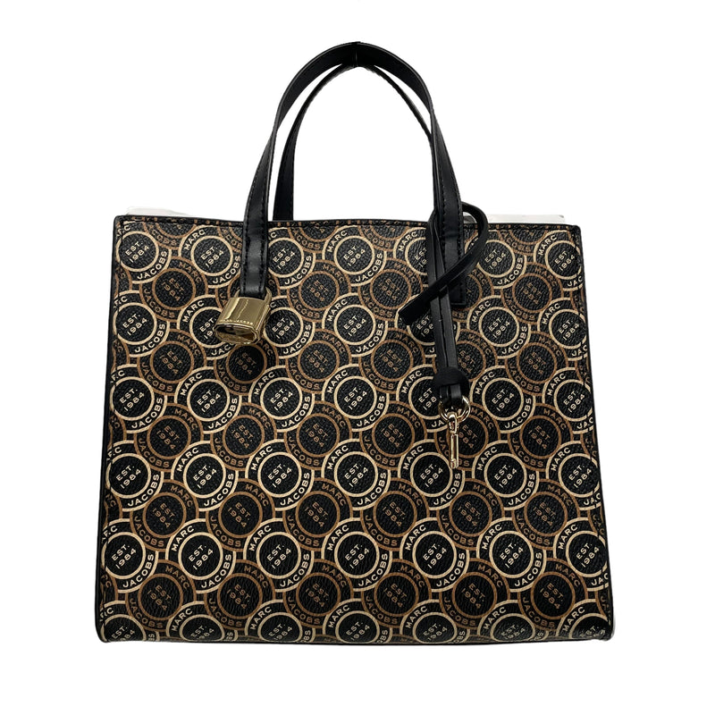 MARC JACOBS/Tote Bag/All Over Print/Leather/CML/MULTI LOGO MINI TOTE