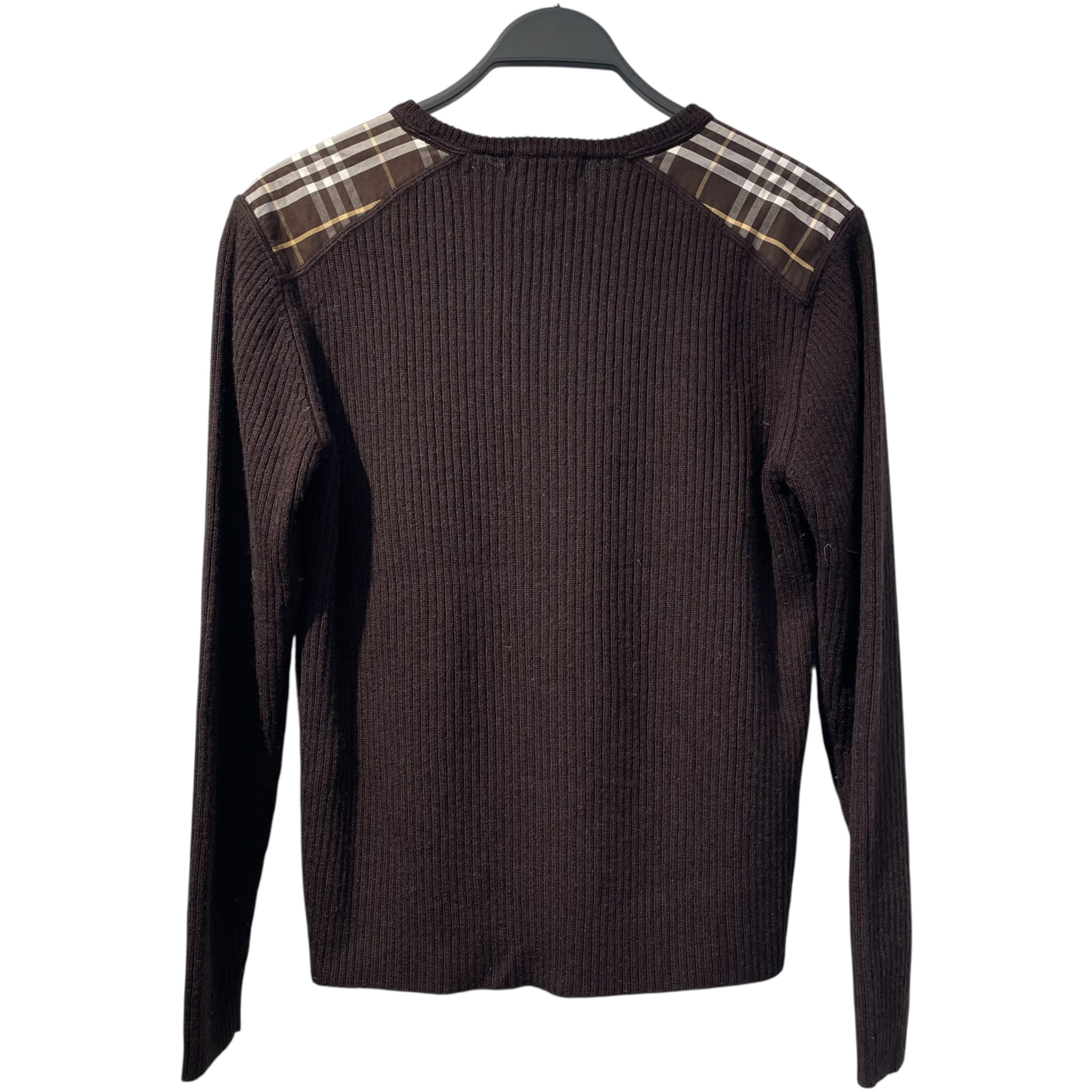 BURBERRY BLACK LABEL/Sweater/3/Brown/Wool/BMT11-510-58 view 2