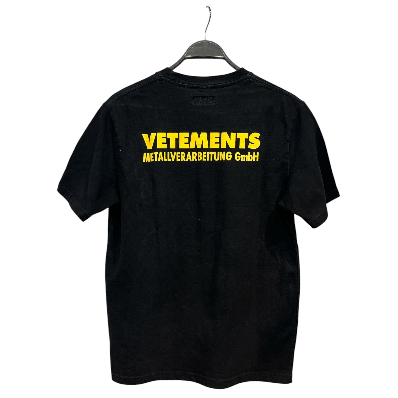 VETEMENTS/T-Shirt/S/Cotton/BLK/metallverabeitung gmbh tee view 2