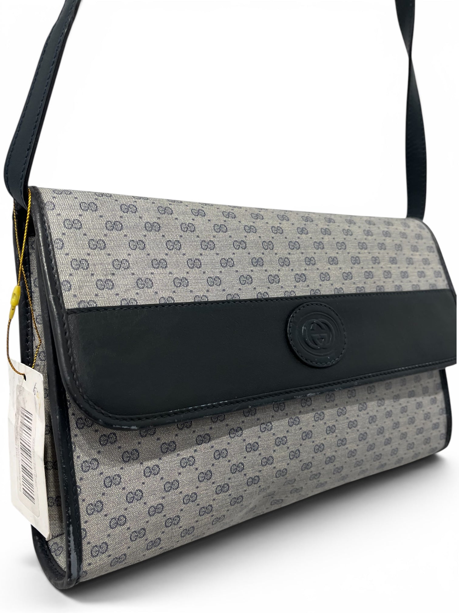 GUCCI/Cross Body Bag/Monogram/Cotton/GRY/VINTAGE CROSSBODY 004 14 0264 view 8