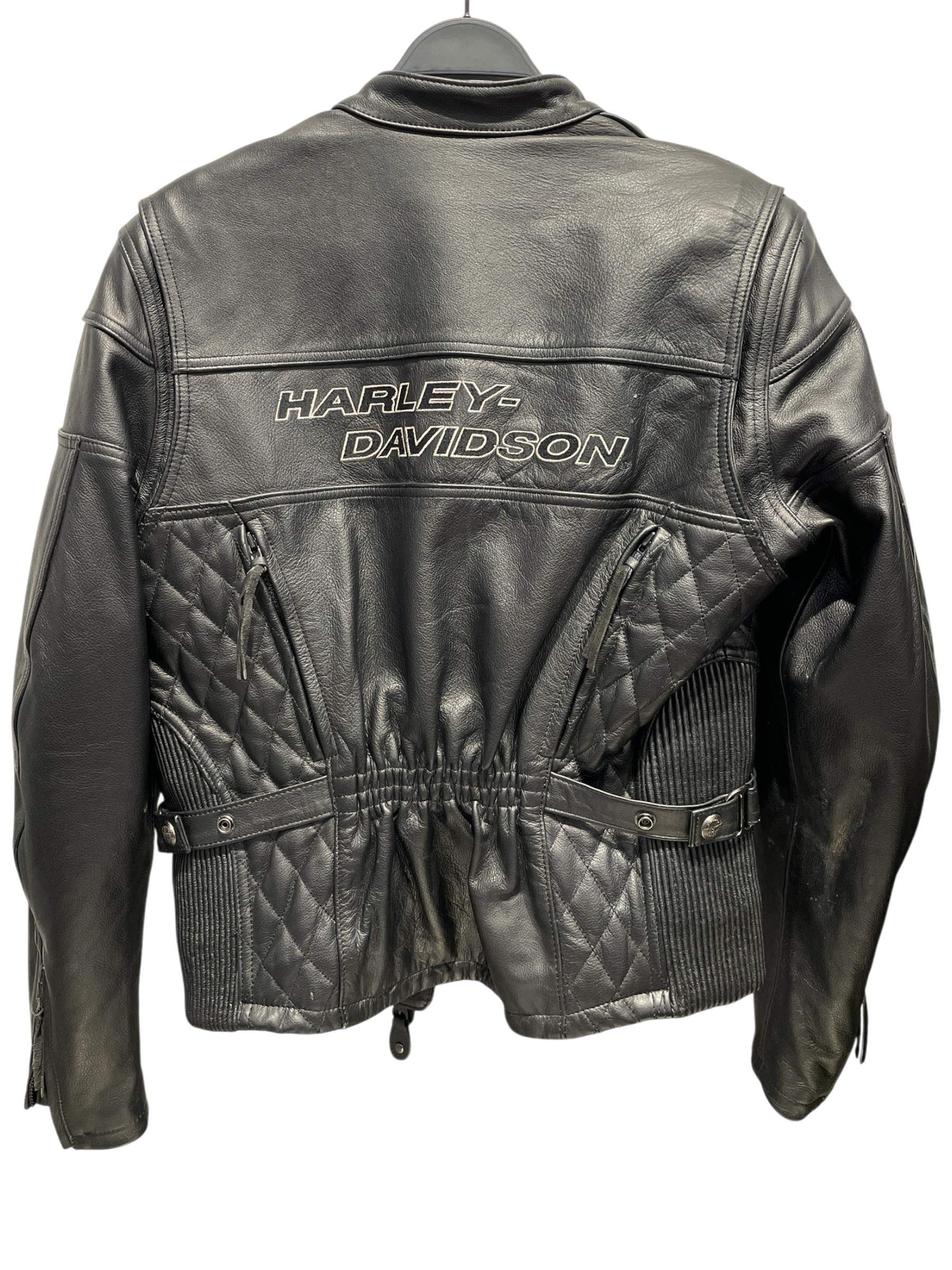 HARLEY DAVIDSON/Leather Jkt/M/Leather/BLK/ view 2