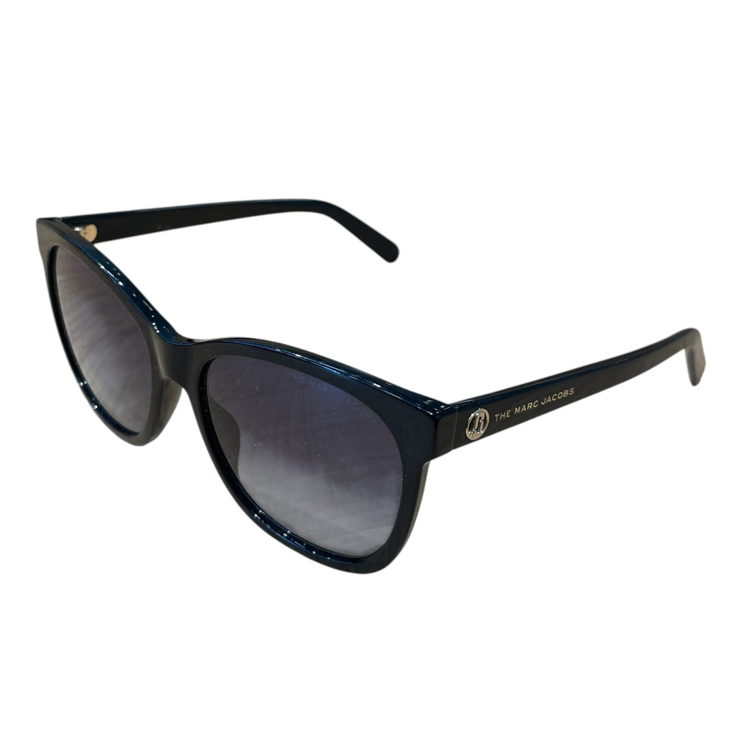 THE MARC JACOBS/Sunglasses/Celluloid/BLK/WAYFARER GOLD BRANDING view 2