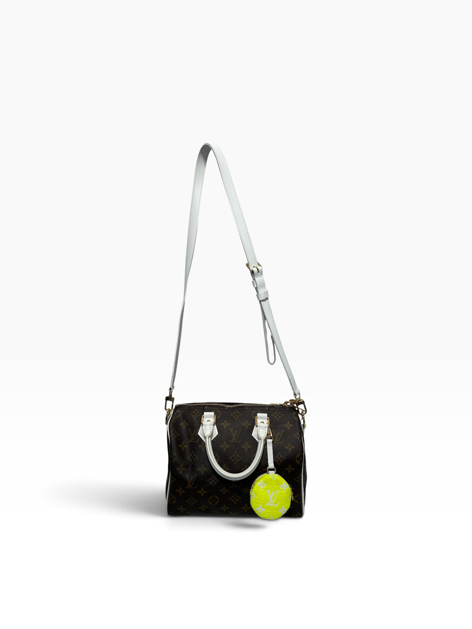 LOUIS VUITTON/Boston Bag/Leather/BRW/Speedy Bandouliere 25 Tennis view 1