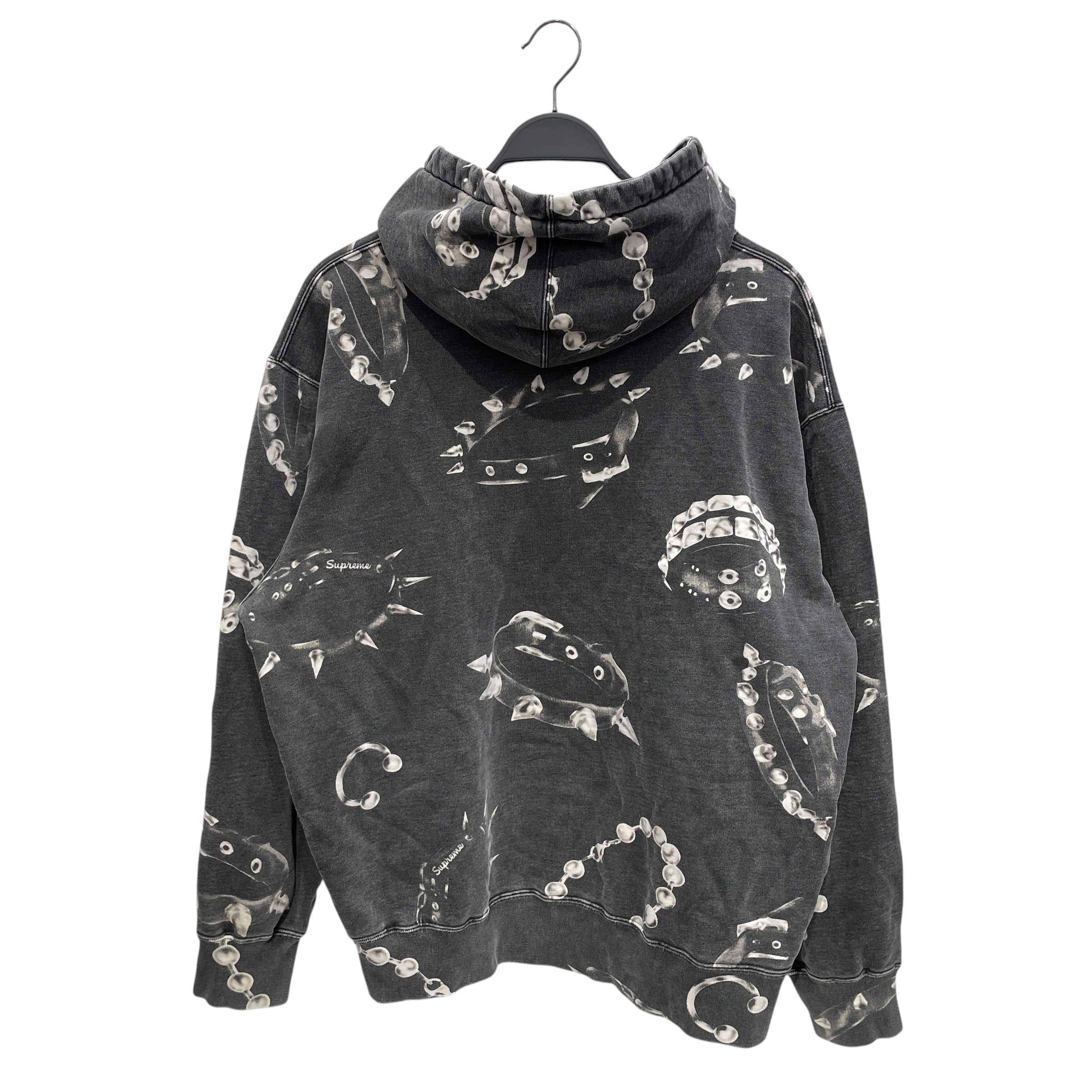 Supreme/Hoodie/L/All Over Print/Cotton/BLK/PIERCING GRAPHIC ALL OVER view 2
