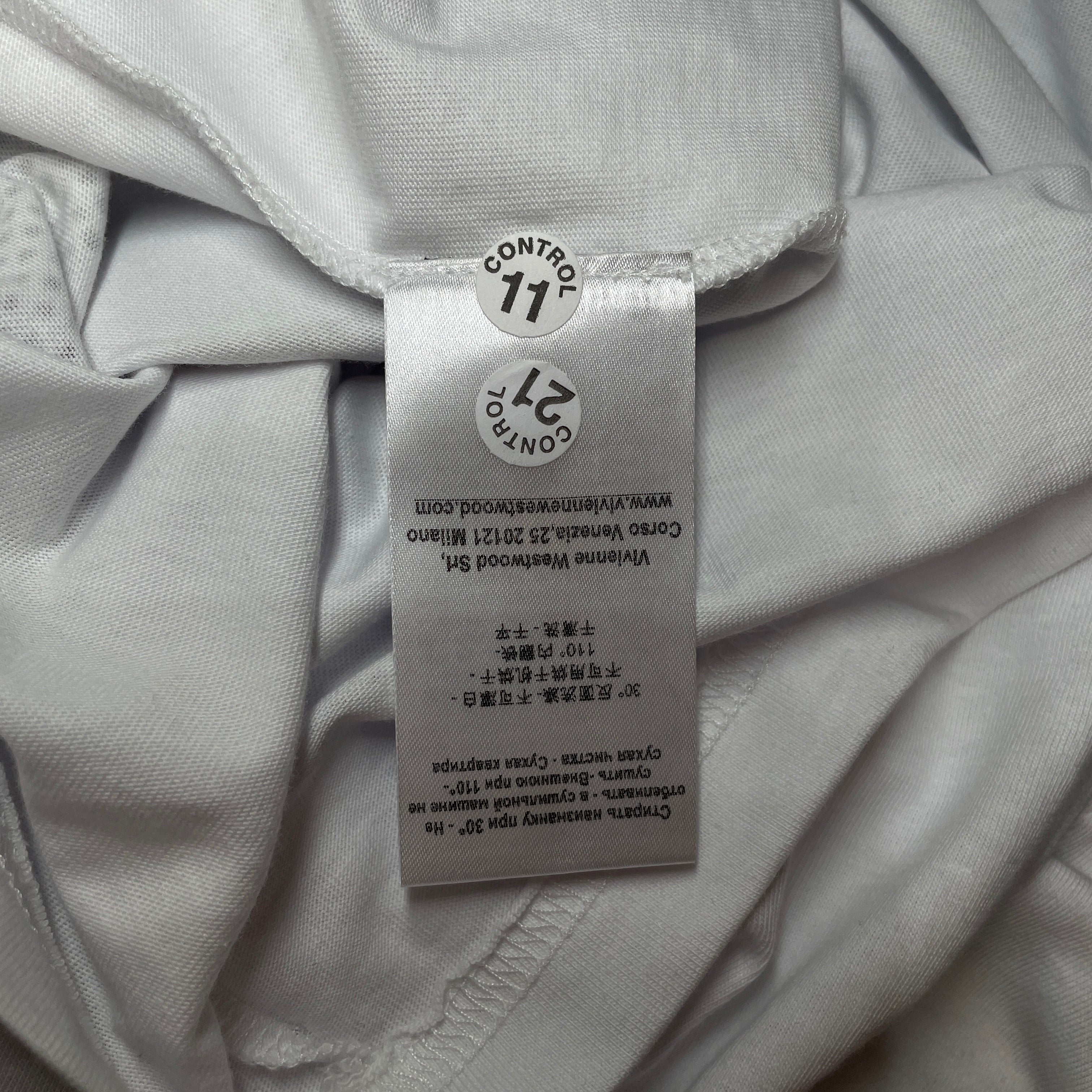 Vivienne Westwood/T-Shirt/XXS/Cotton/WHT/Graphic/BABIES view 5