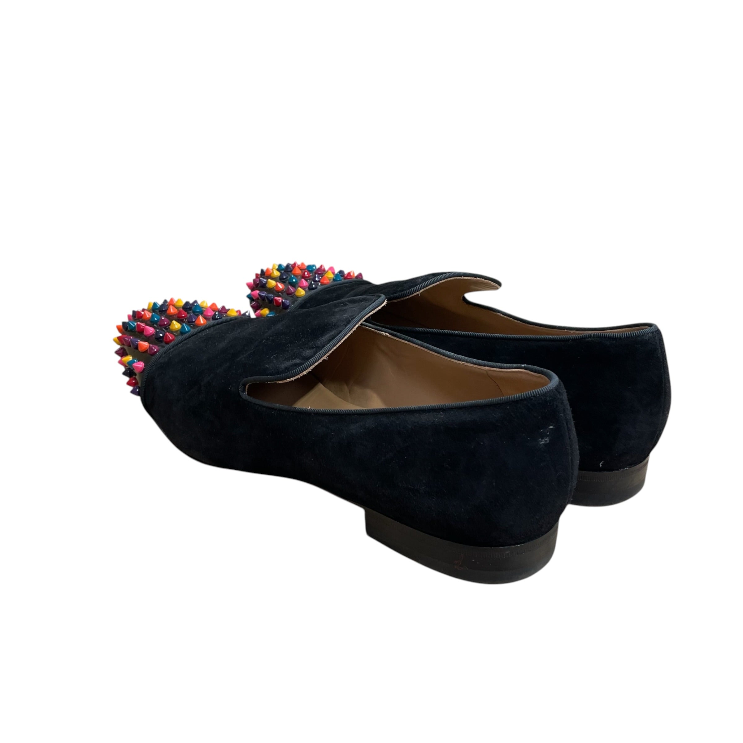 Christian Louboutin/Loafers/US 11.5/BLK/RAINBOW SPIKE view 2
