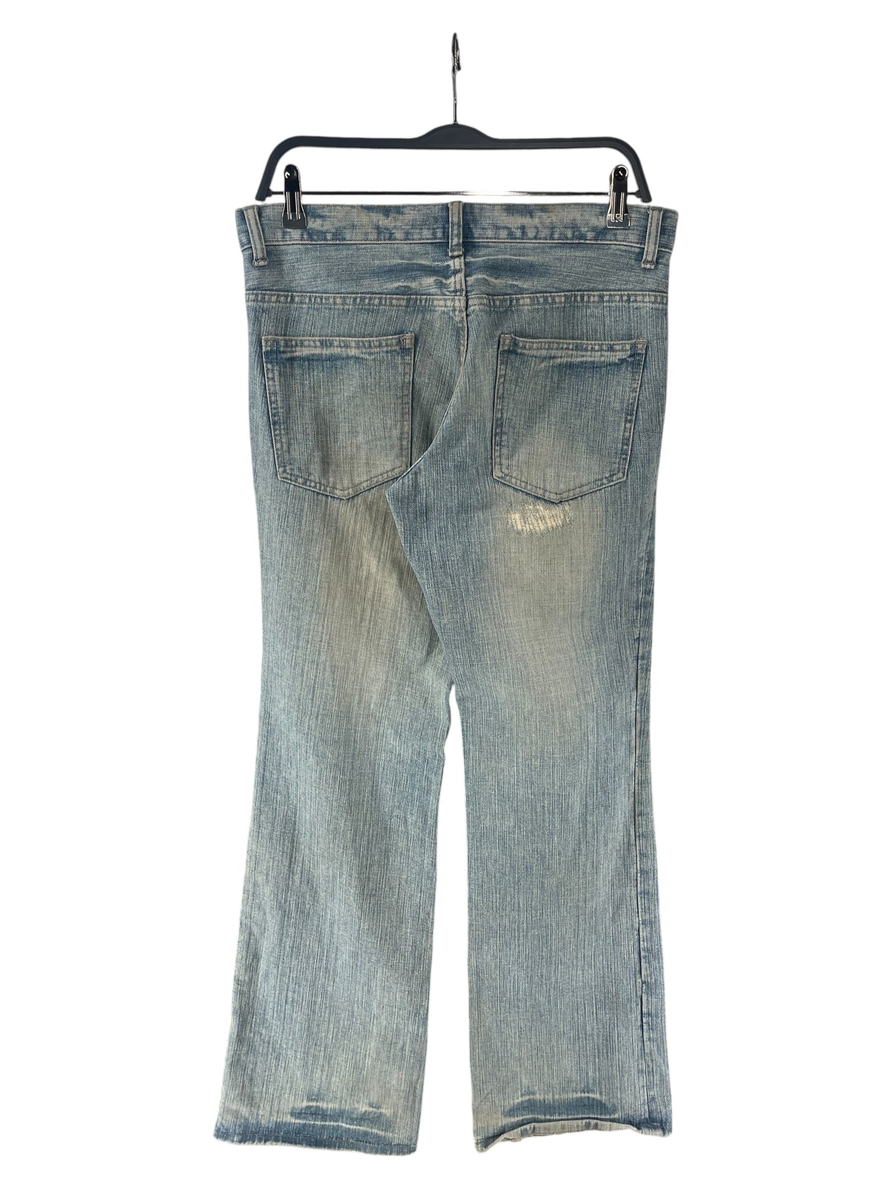 Semantic design/Straight Pants/L/Denim/BLU/REPAIRED WASHED DNM view 2