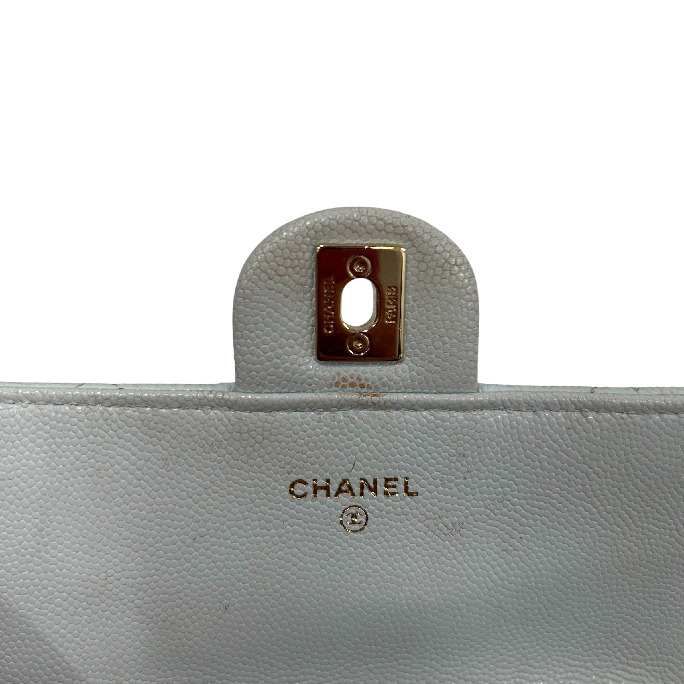 CHANEL/Cross Body Bag/Leather/BLU/chanel cross body view 5