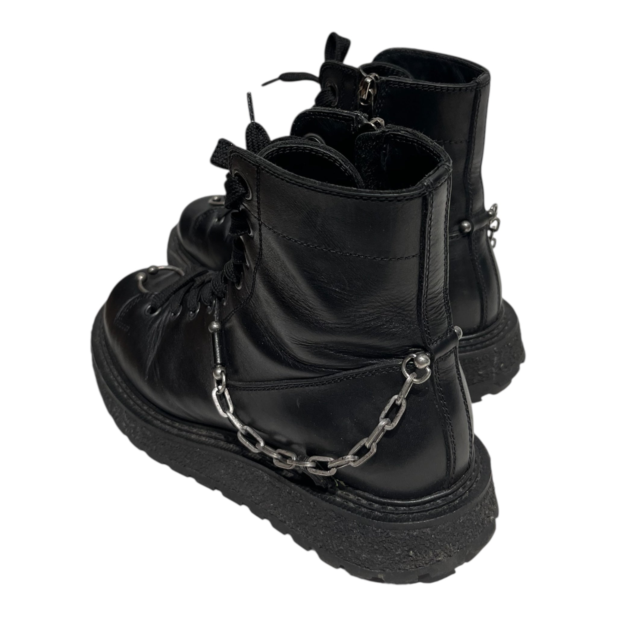NEIL BARRETT/Boots/US 9/Leather/BLK/ view 2