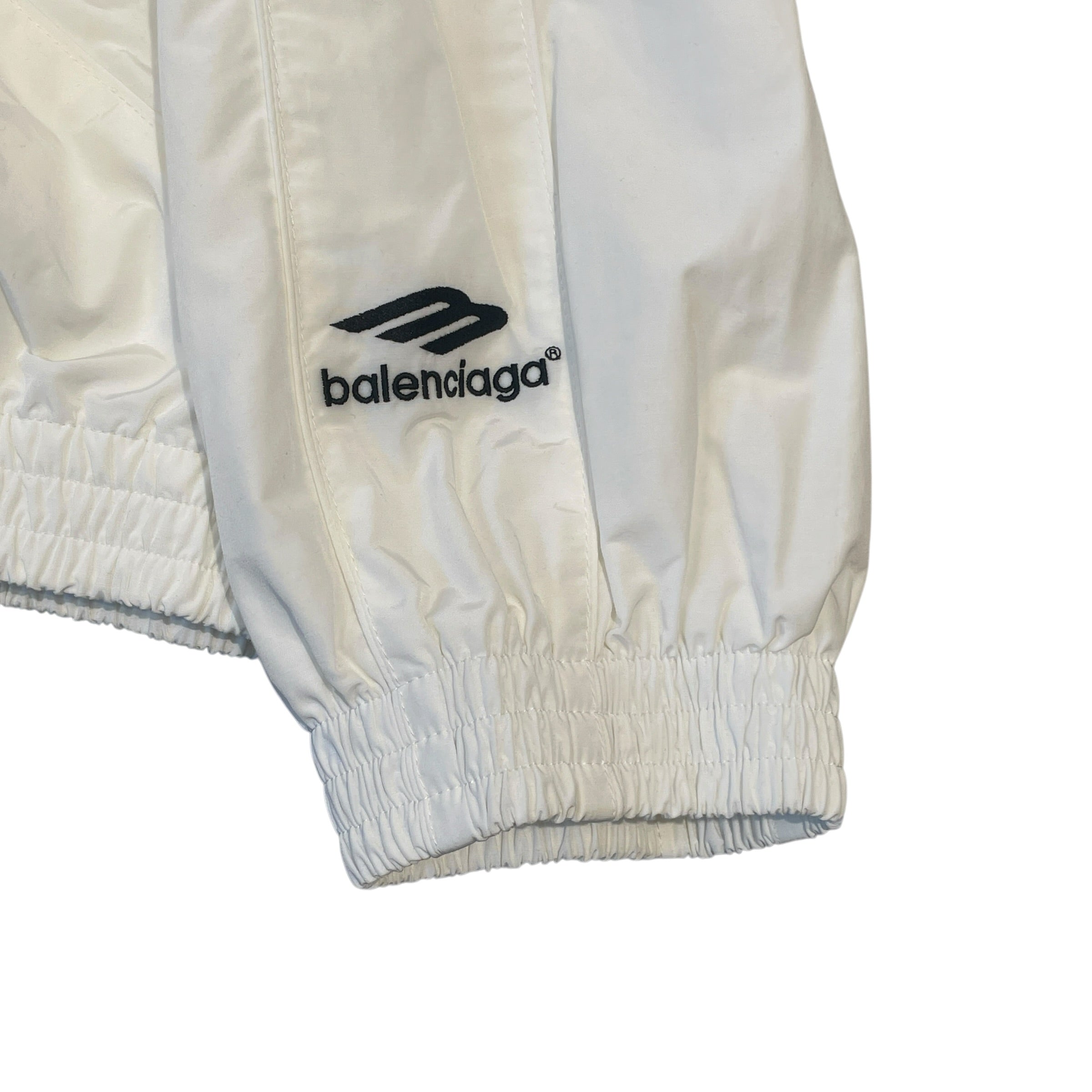 BALENCIAGA/Track Jkt/52/Nylon/WHT/TECHNO TRACK JACKET view 6