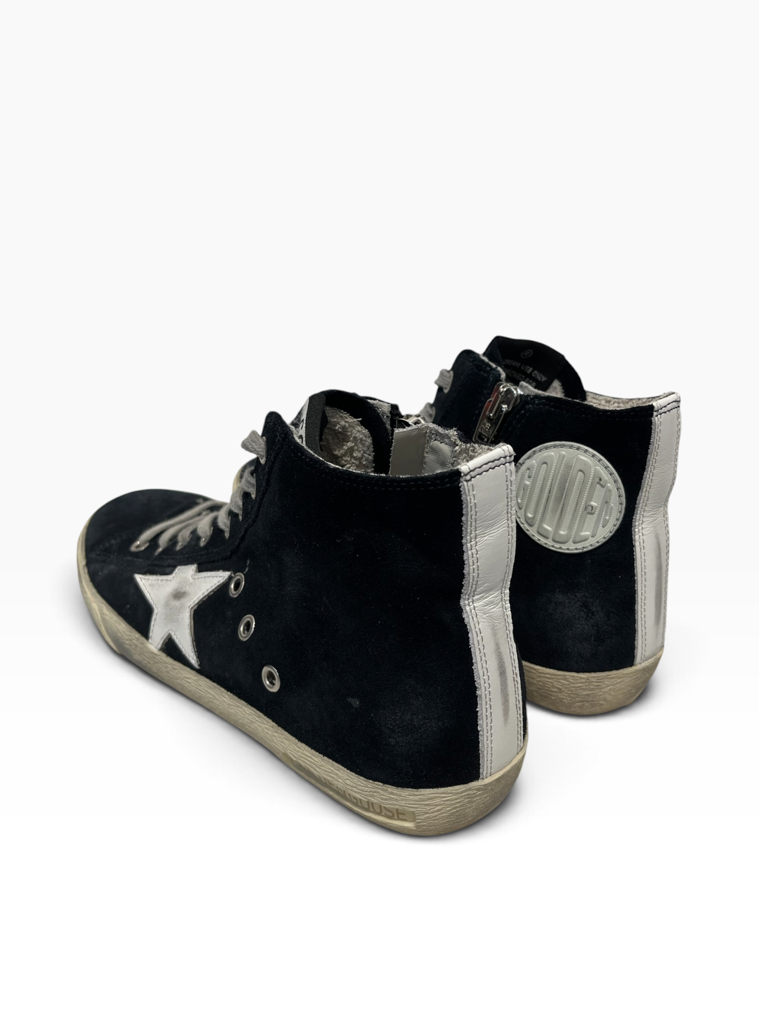 GOLDEN GOOSE/Hi-Sneakers/EU 39/Suede/BLK/Francy view 2